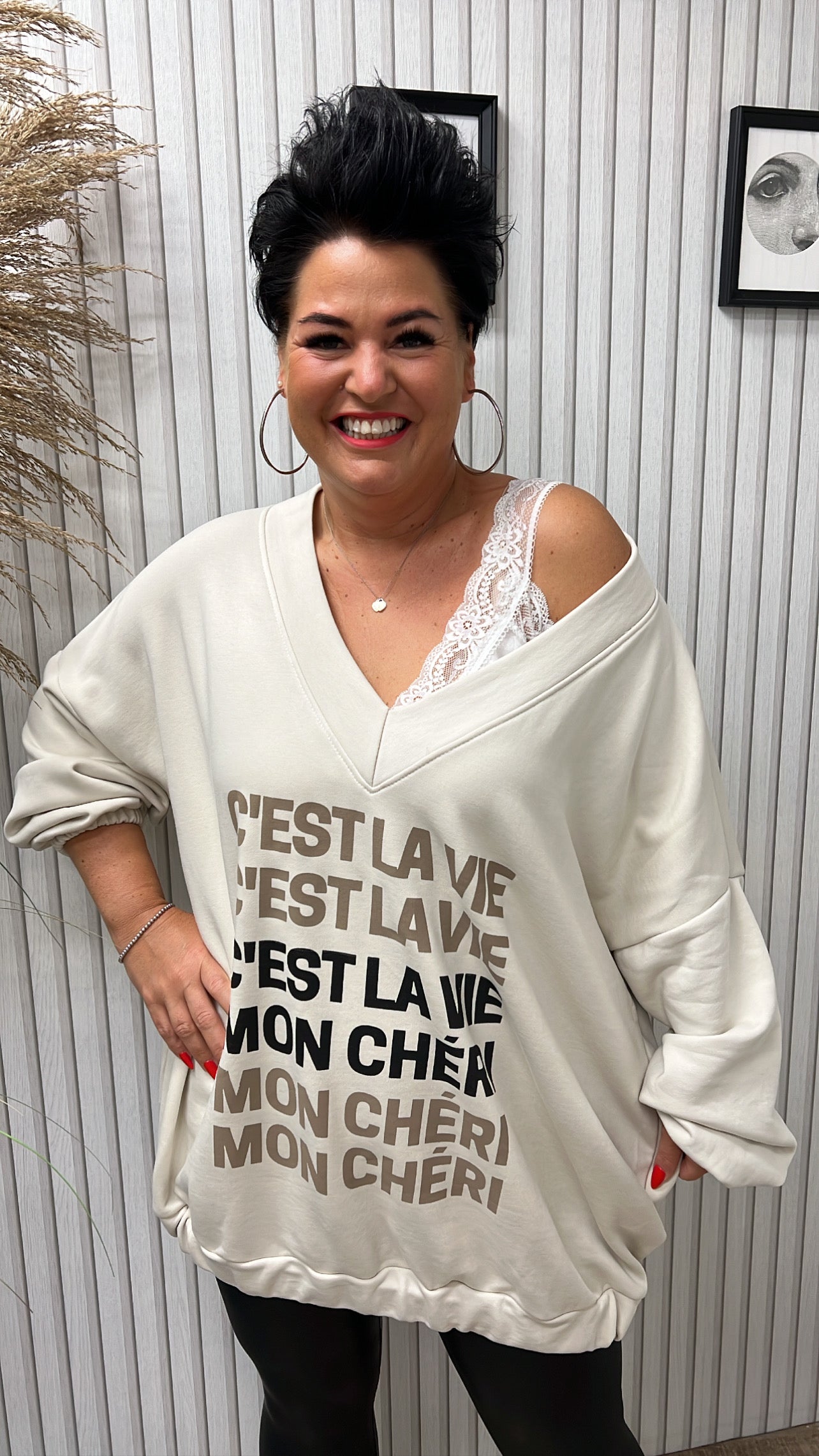 Oversize Sweat C'EST LA VIE