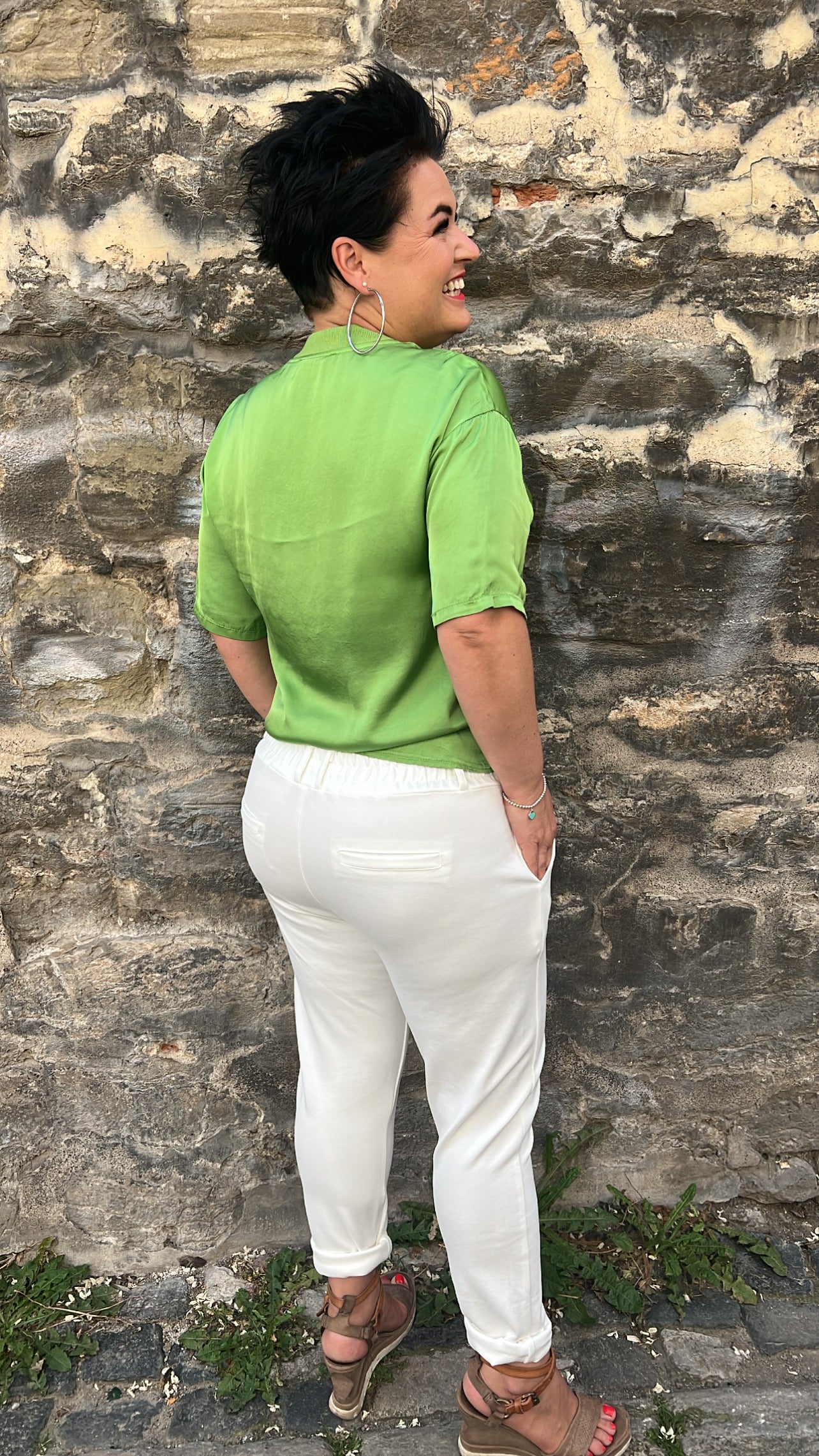Stoffhose ANNA (Weiß)