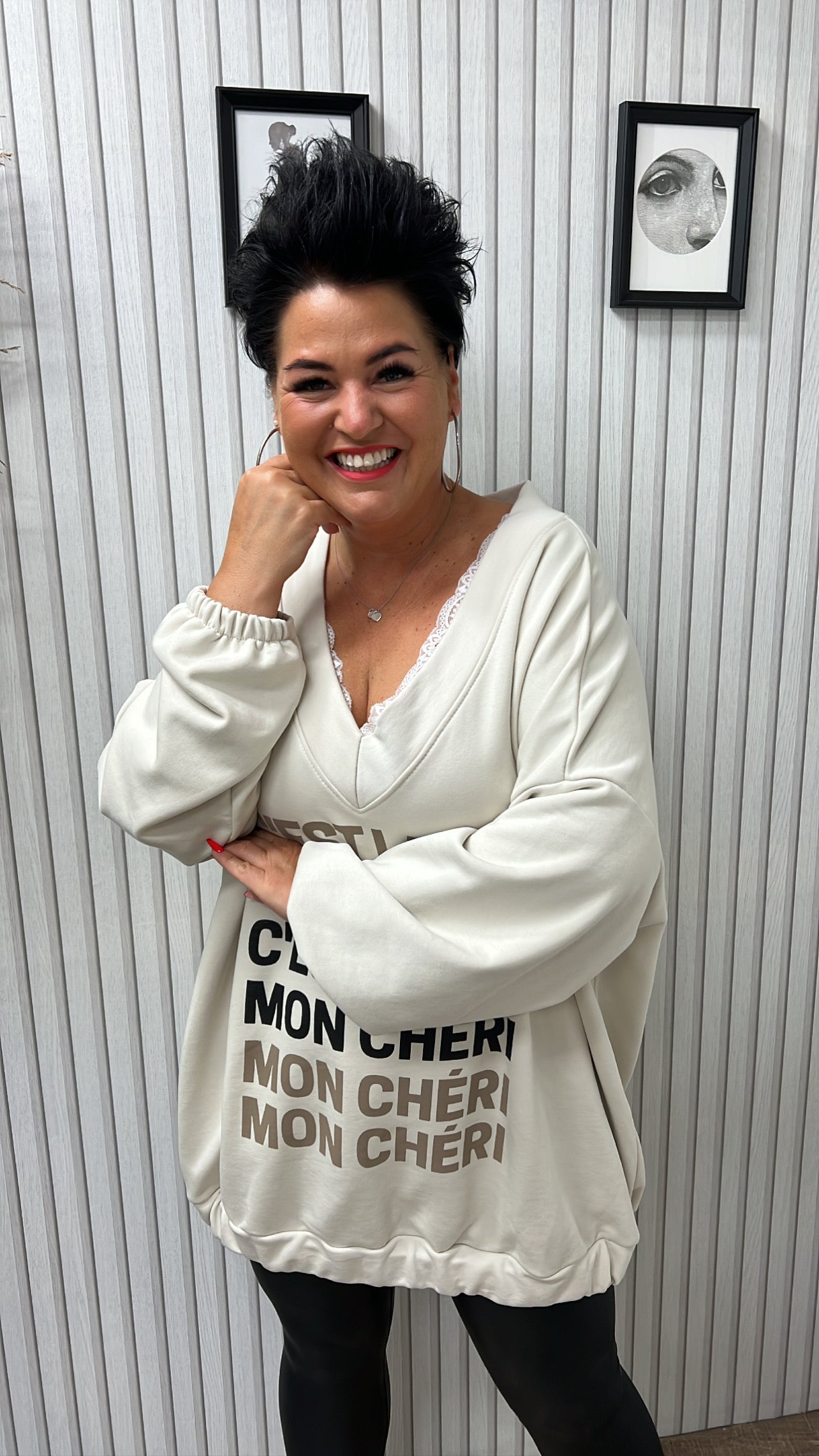 Oversize Sweat C'EST LA VIE