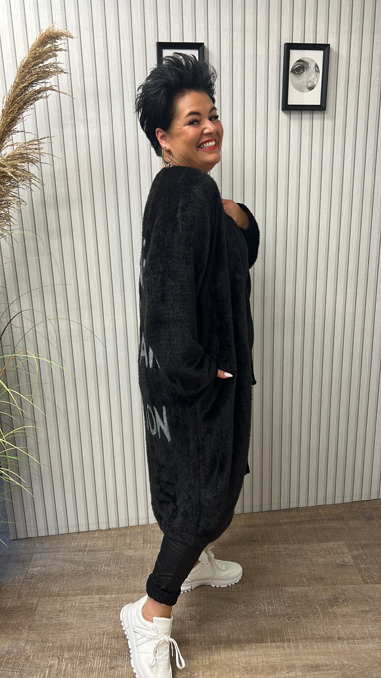 Cardigan AMBITION (Schwarz)