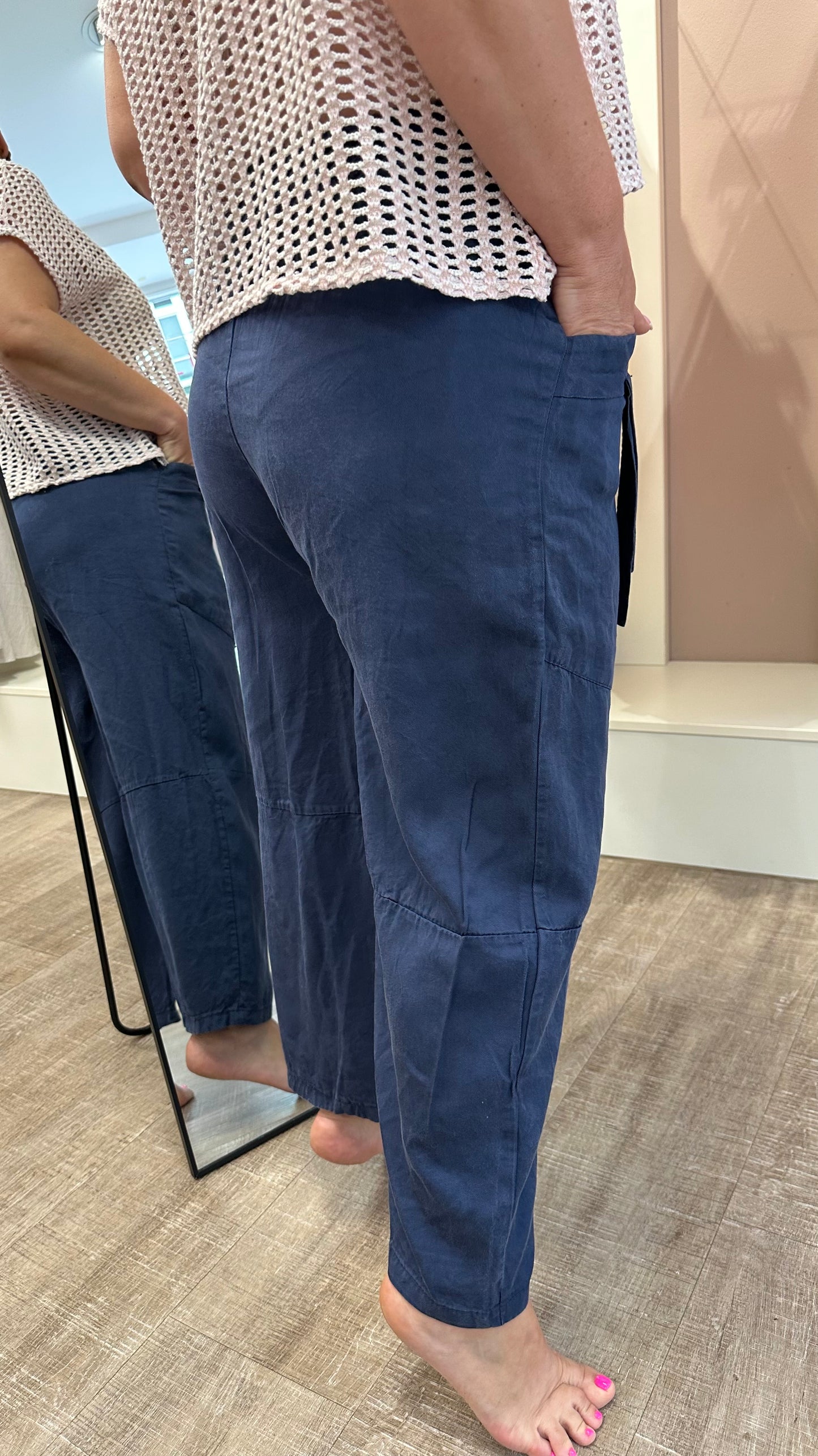 Stoffhose BAGGY (Marine)