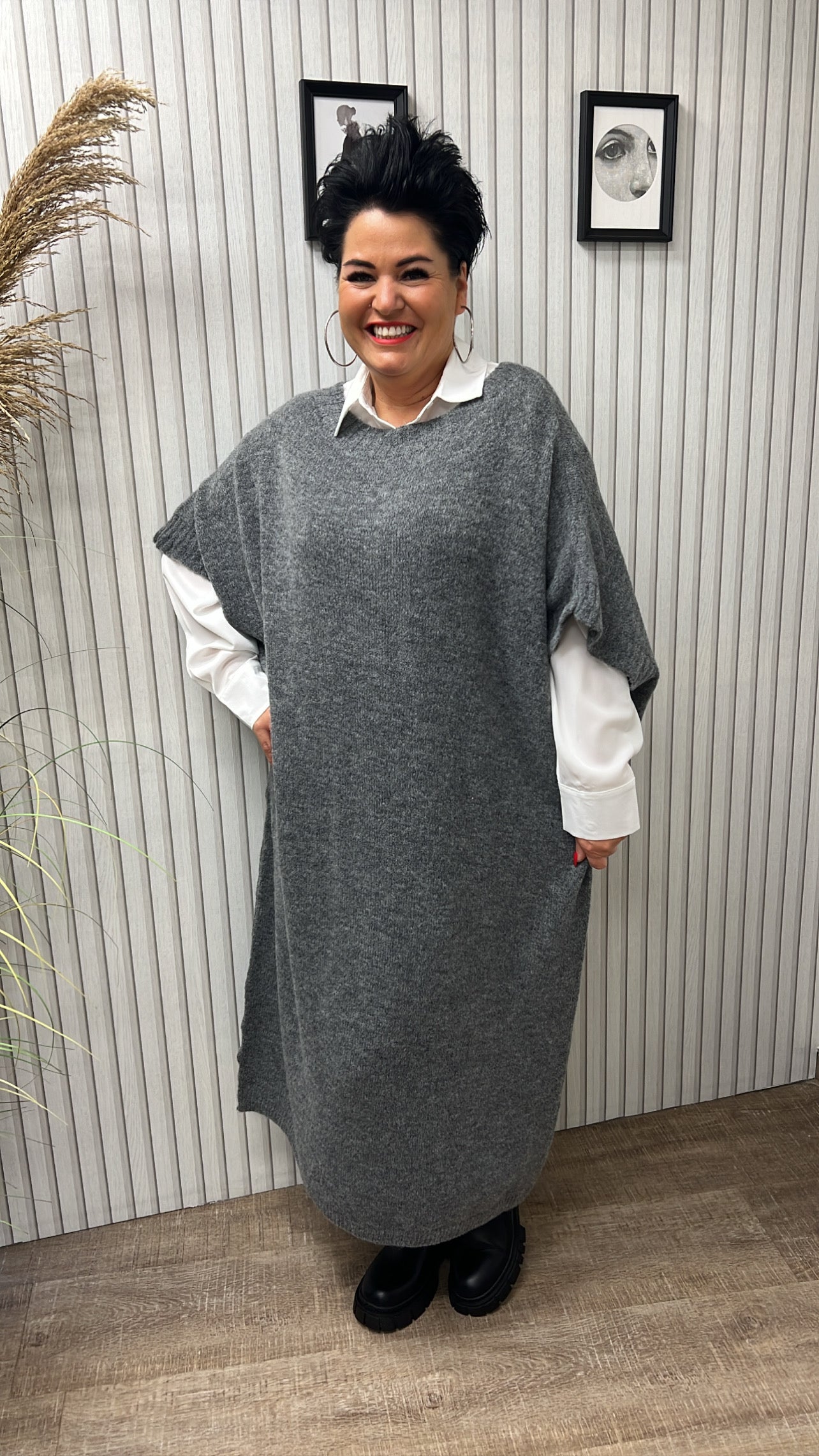 Strickkleid CASUAL (3 verschiedene Farben)