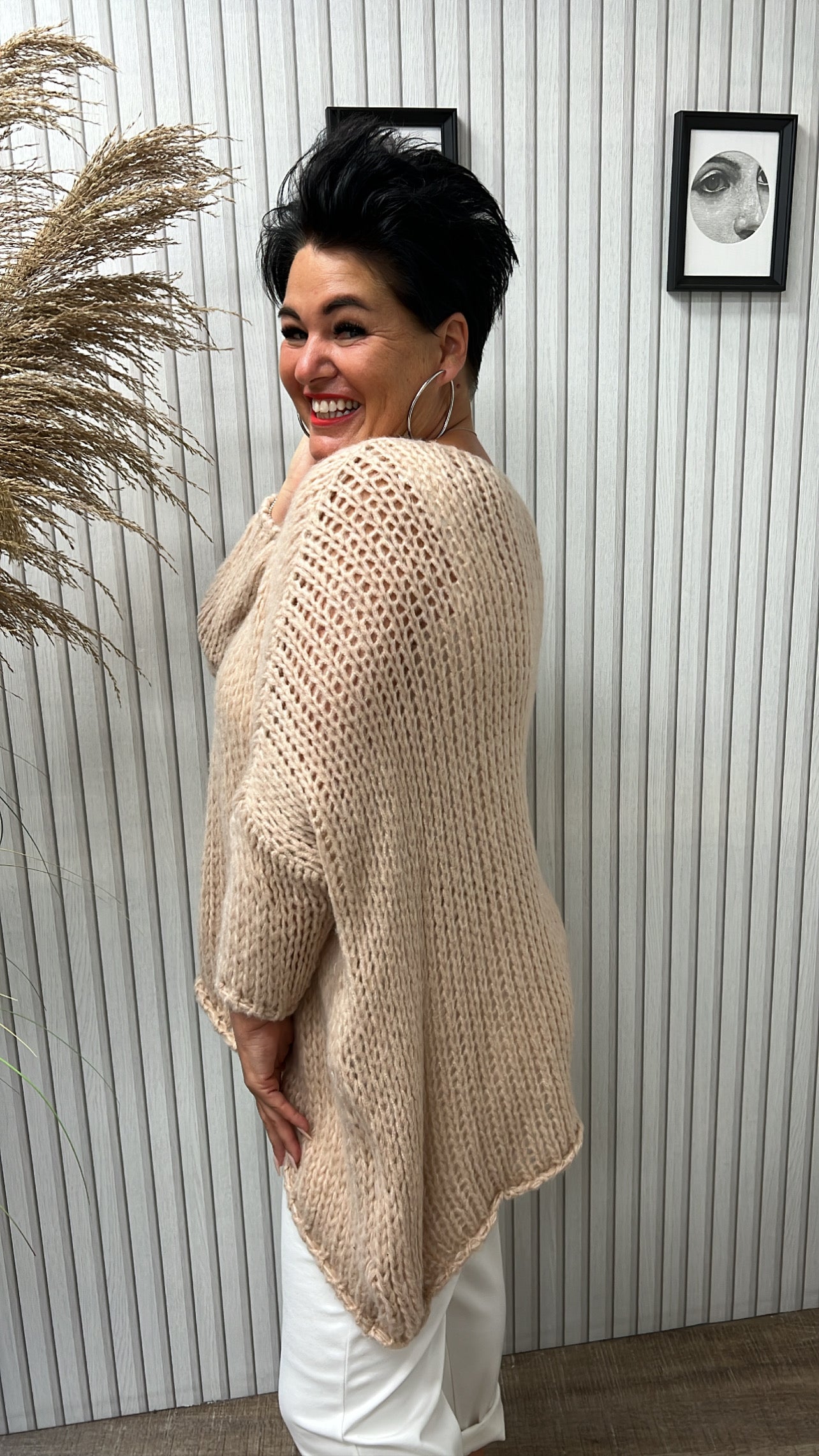 Oversize Pullover PATRICIA (Puder)