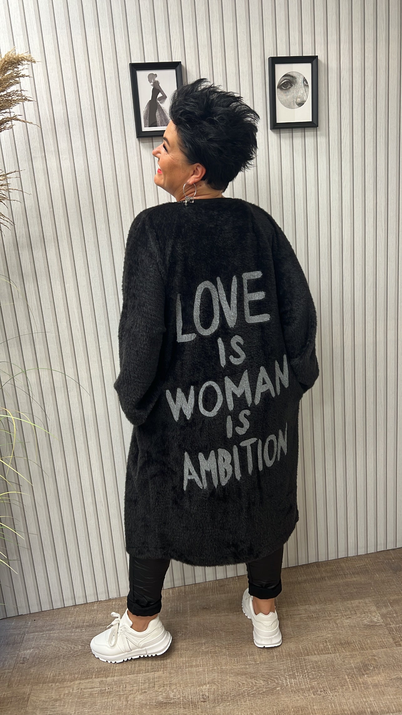 Cardigan AMBITION (Schwarz)