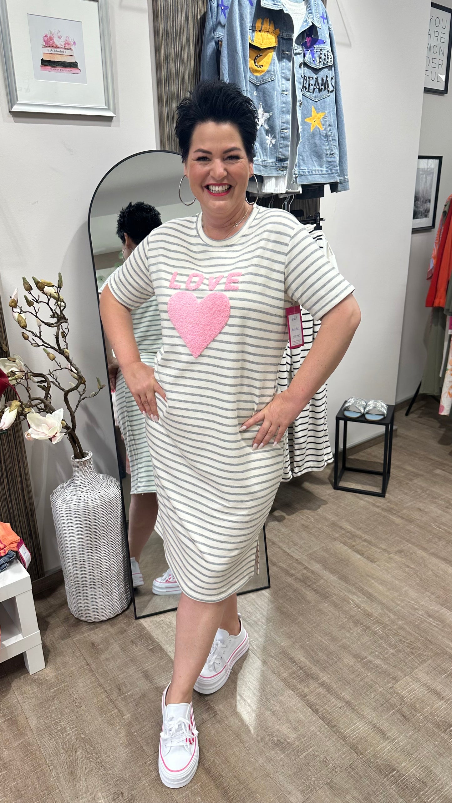 Sweatkleid LOVE (2 Farben)