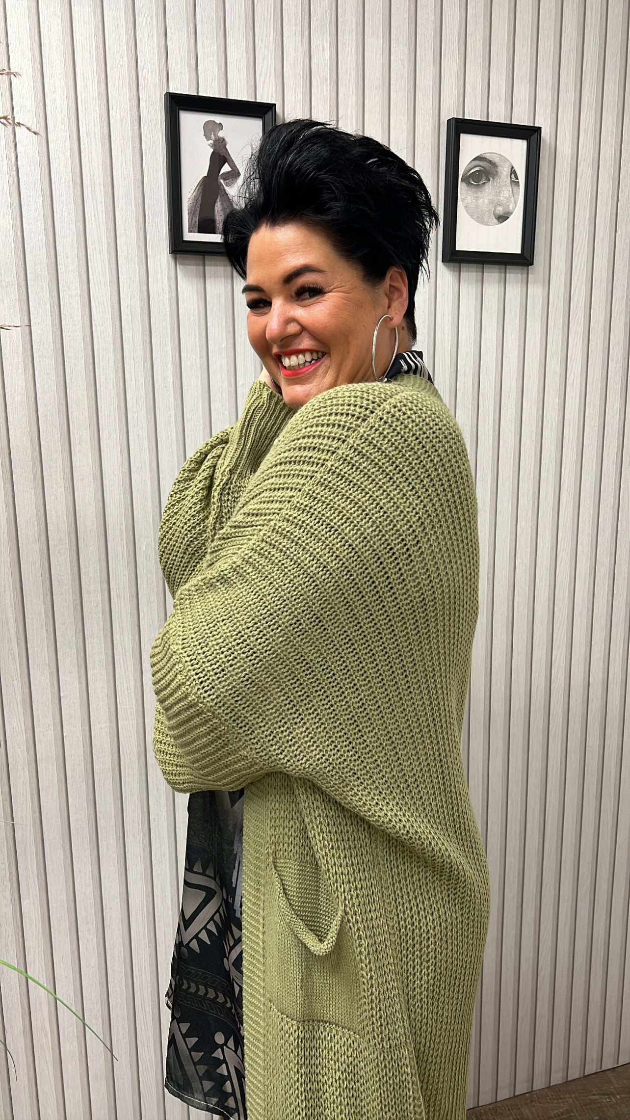 Cardigan DORO (Olive)