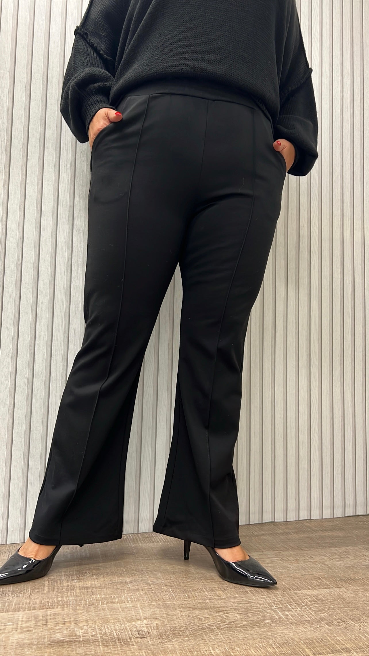 Hose WIDE LEG (Schwarz)