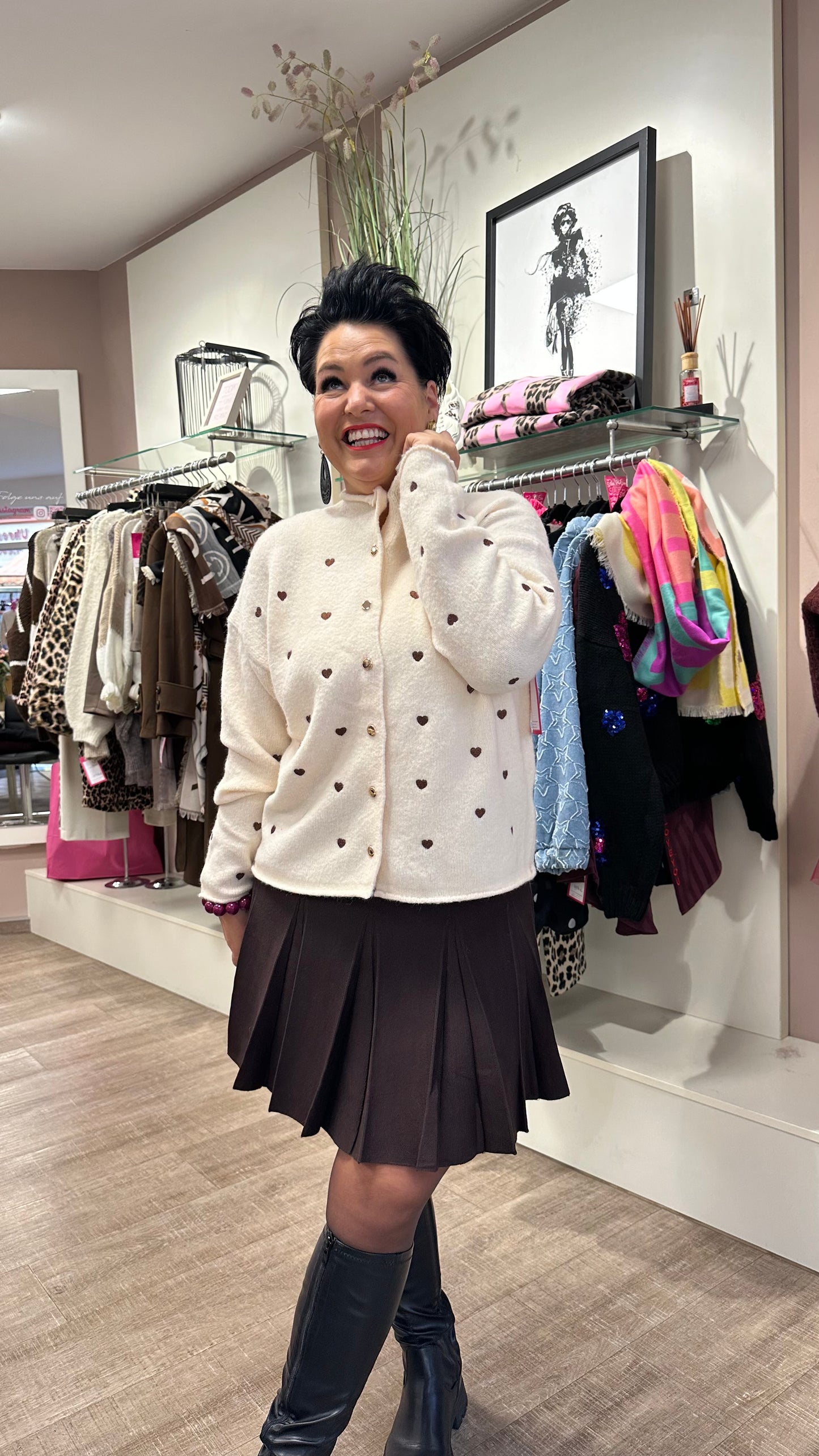 Cardigan HEART (3 Farben)