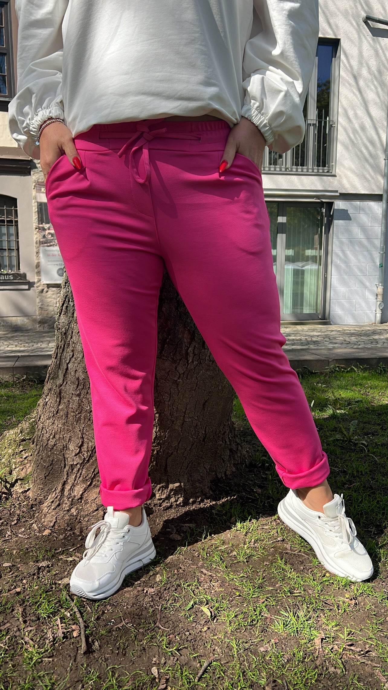 Stoffhose ANNA (Pink)