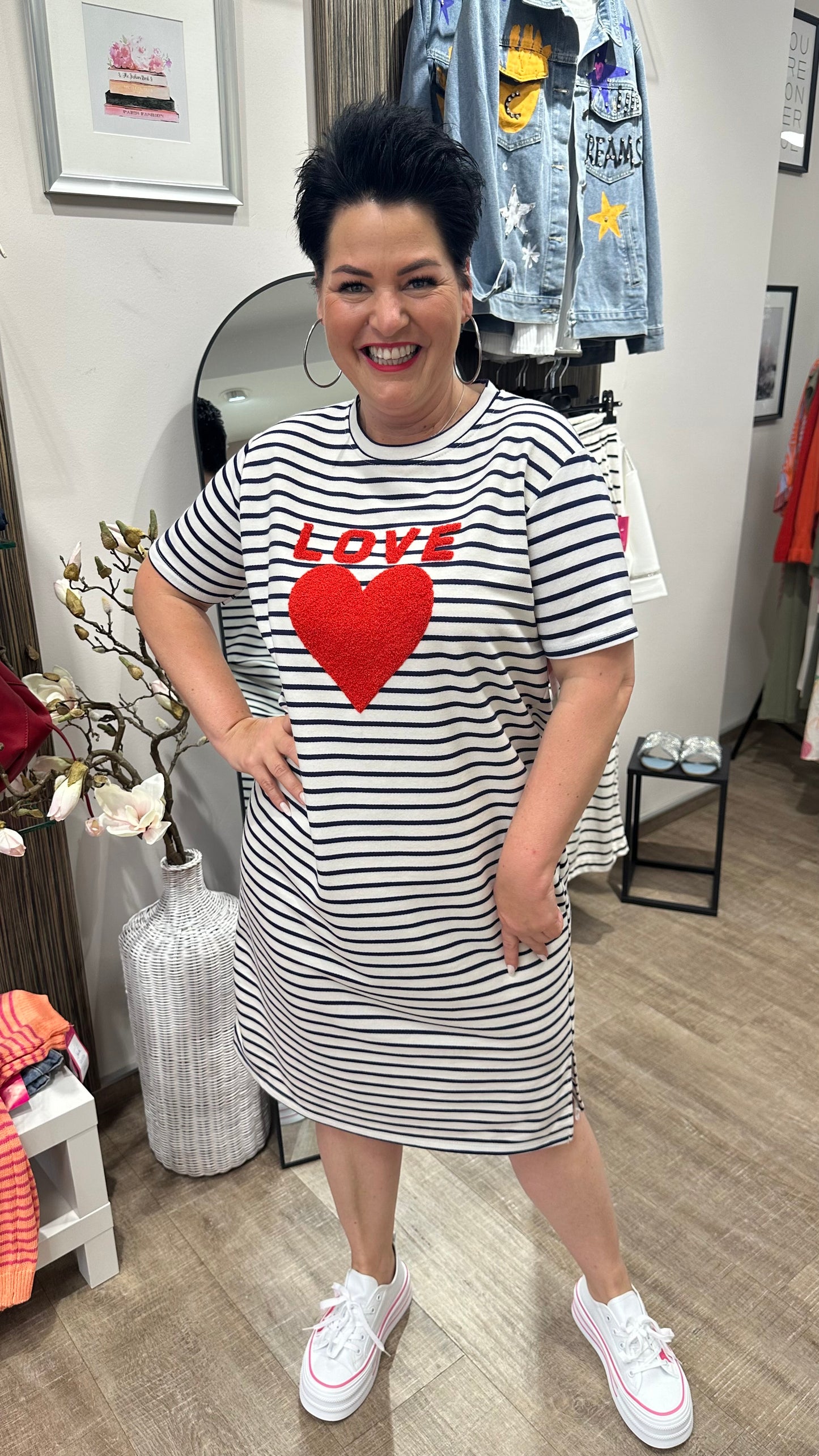 Sweatkleid LOVE (2 Farben)
