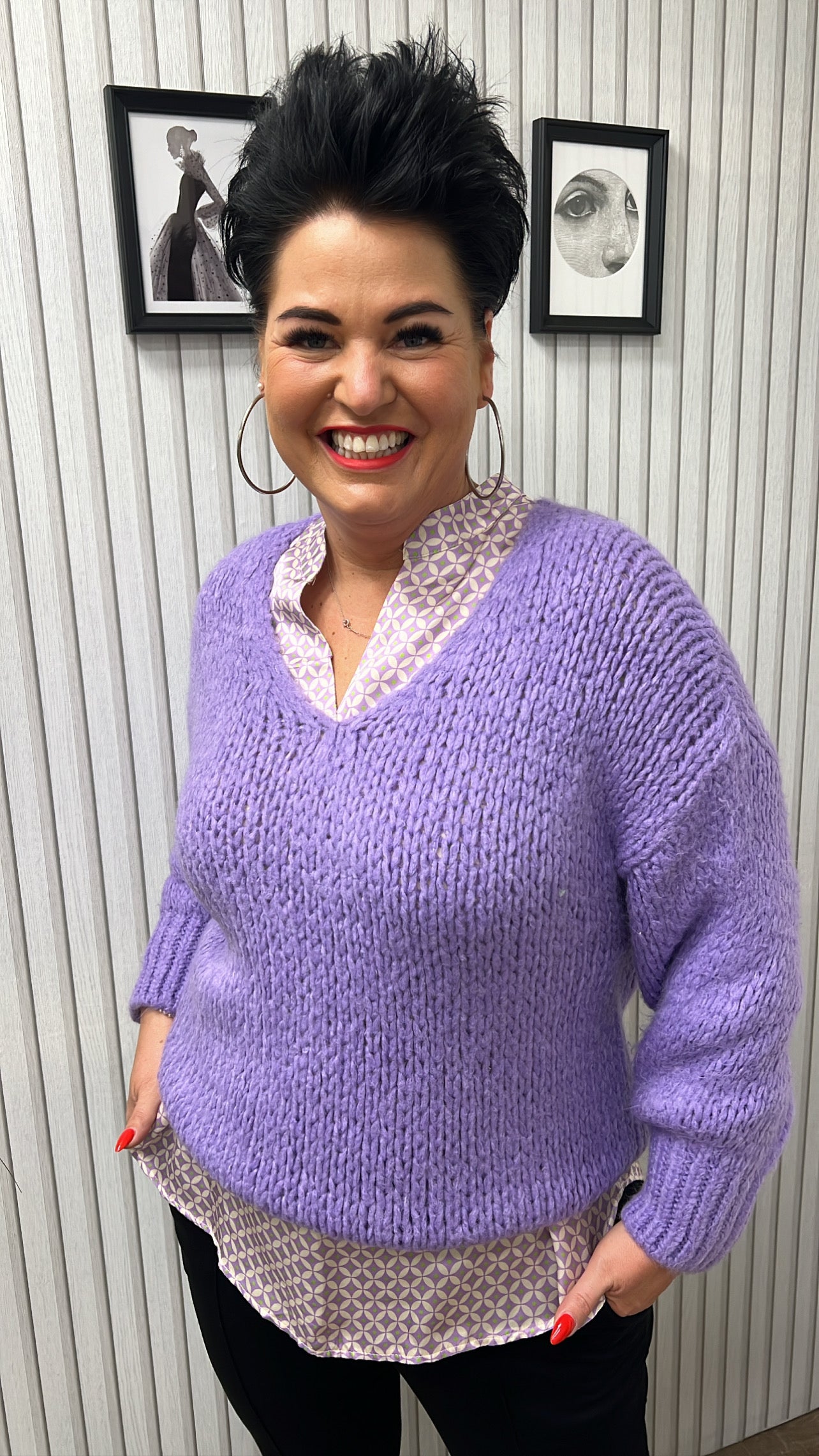 Pullover HANNAH (Flieder)
