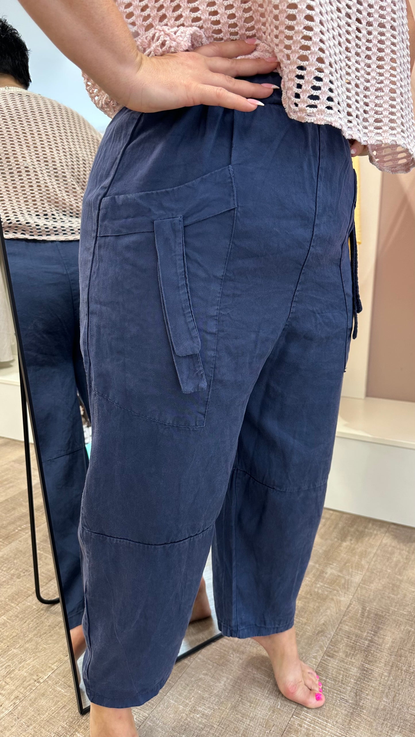 Stoffhose BAGGY (Marine)