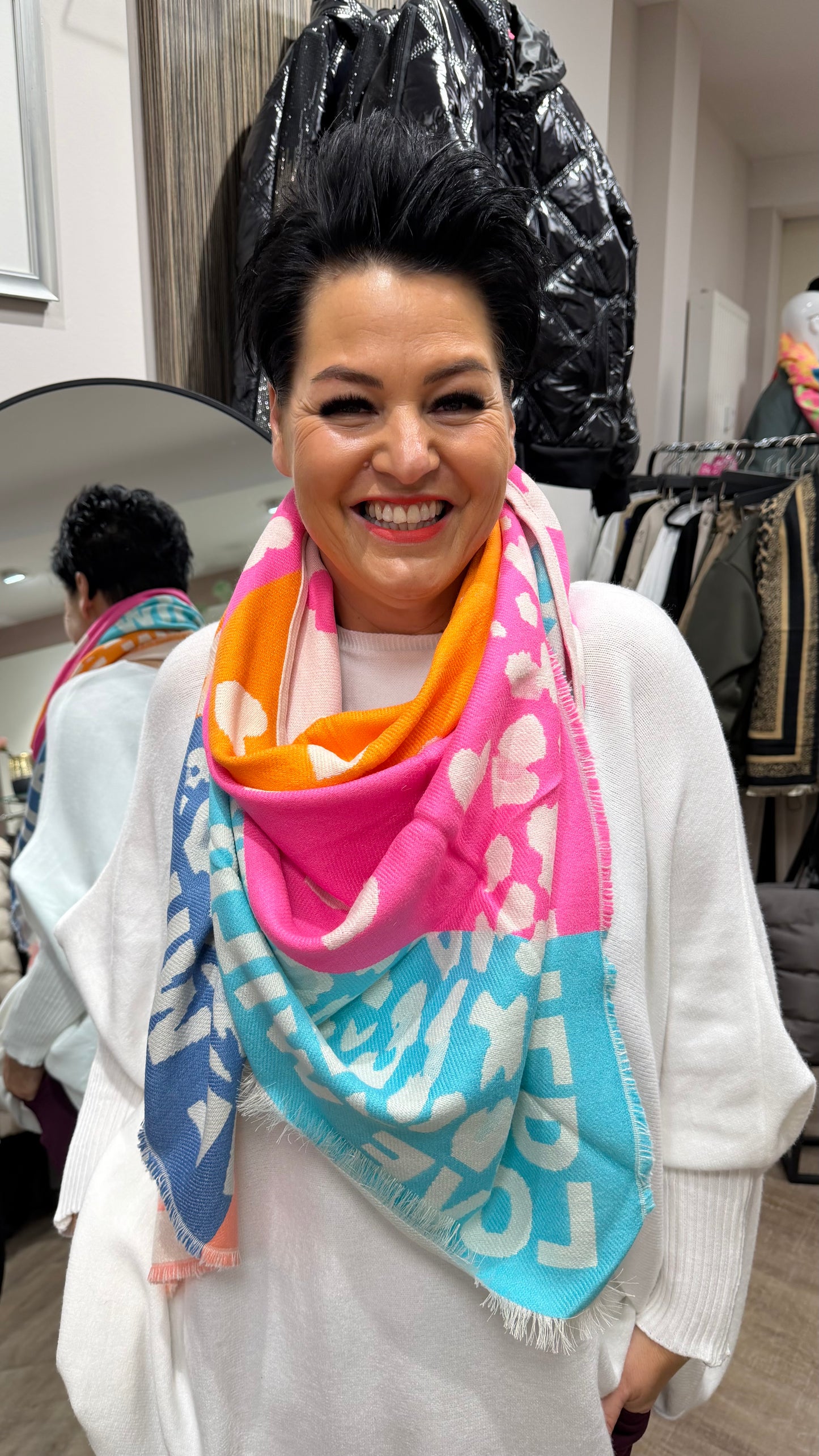 Dreiecksschal HEART (2 Farben)