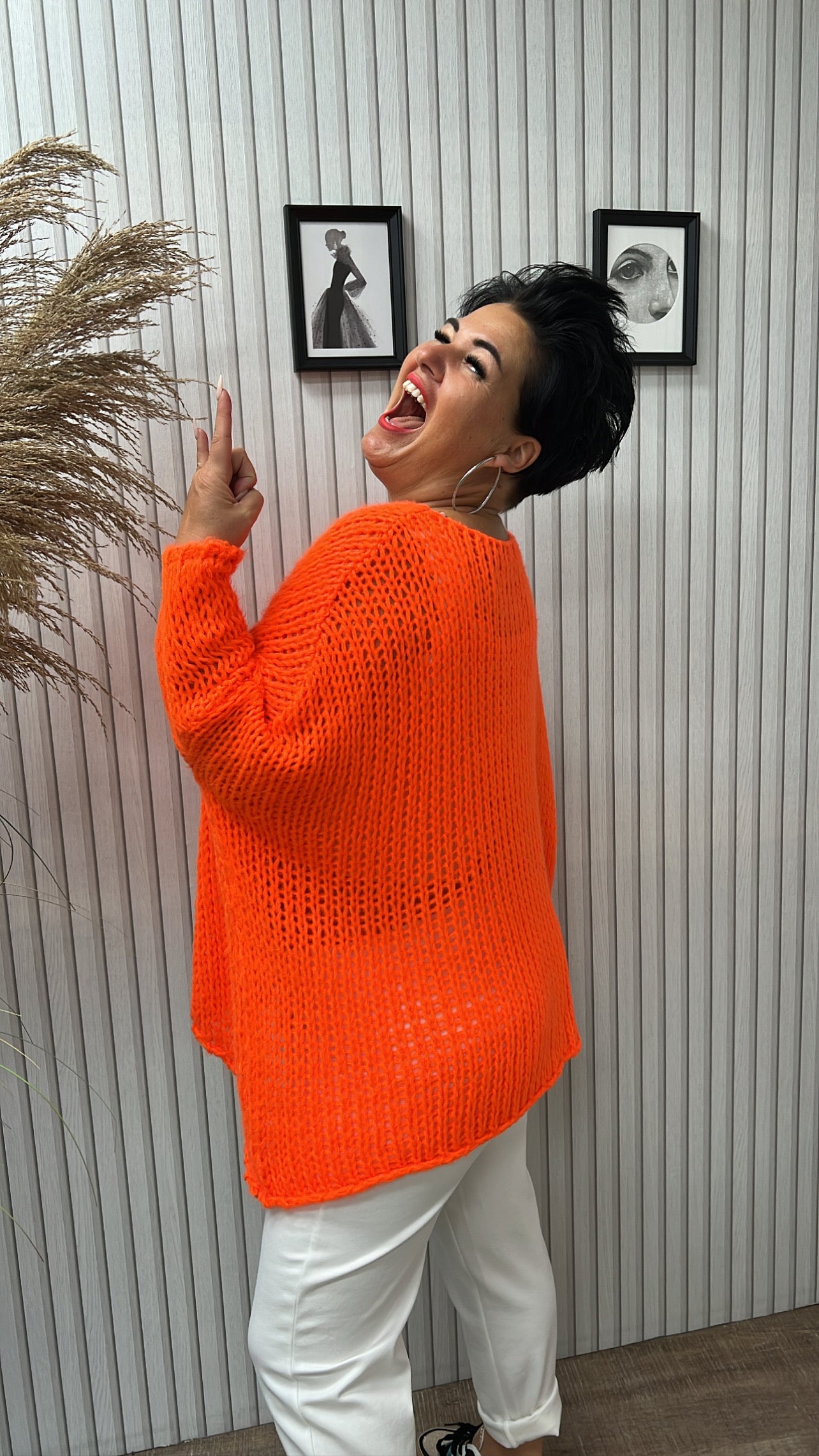 Oversize Pullover PATRICIA (Orange)