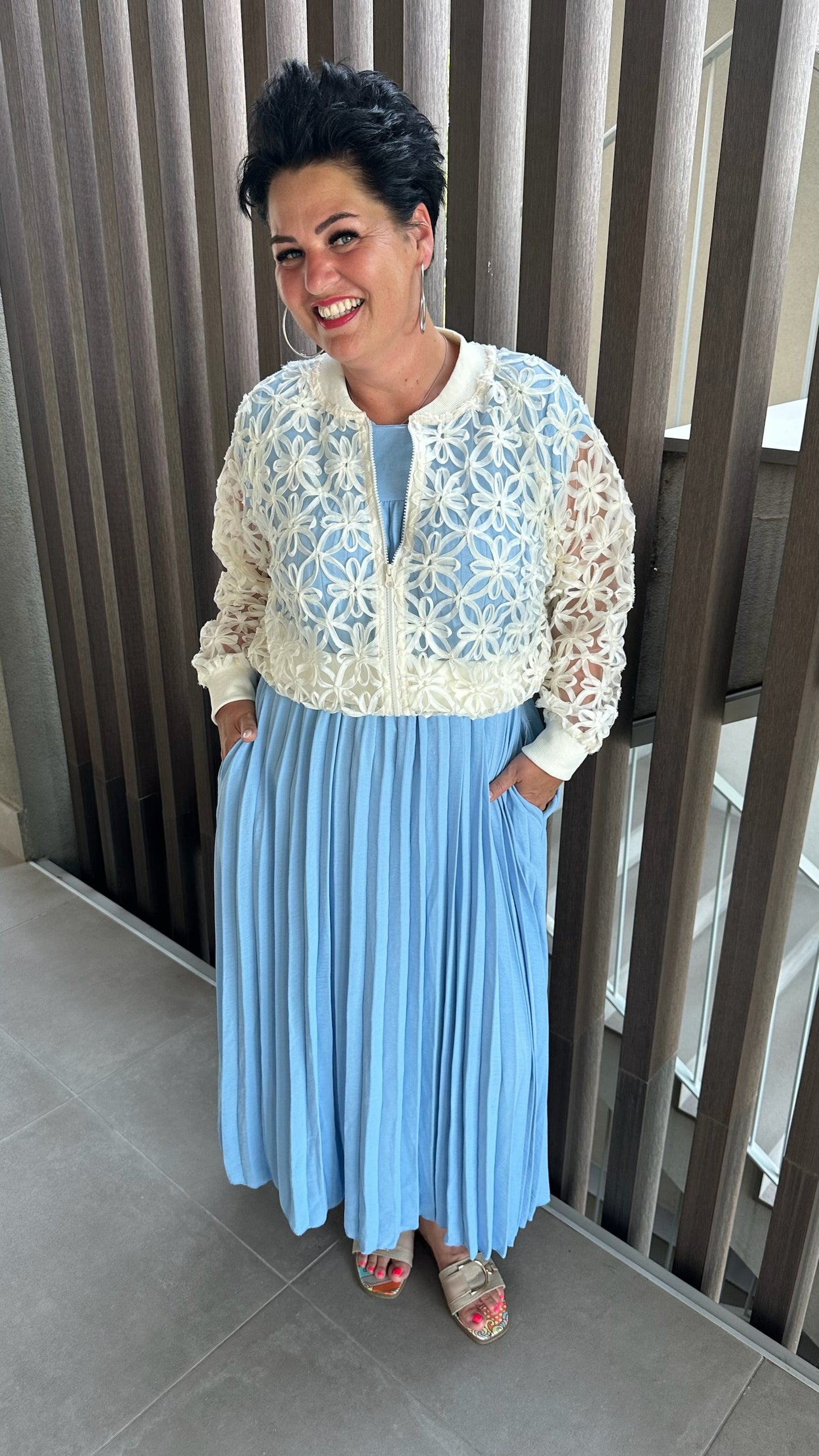 Plisseekleid MIA (5 Farben)