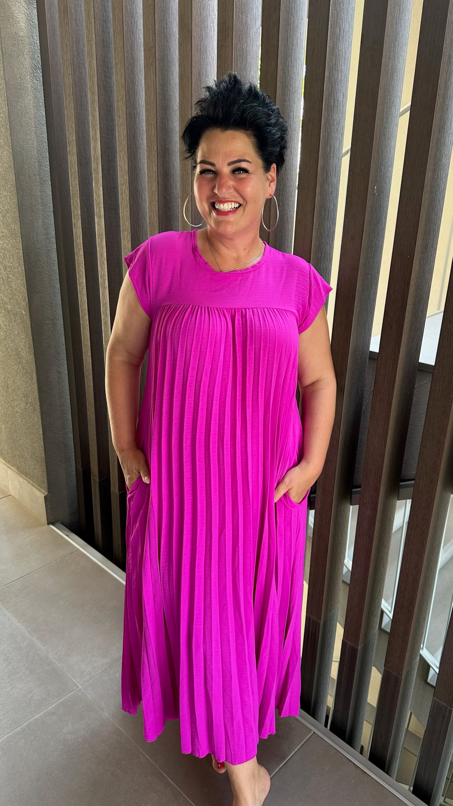 Plisseekleid MIA (5 Farben)
