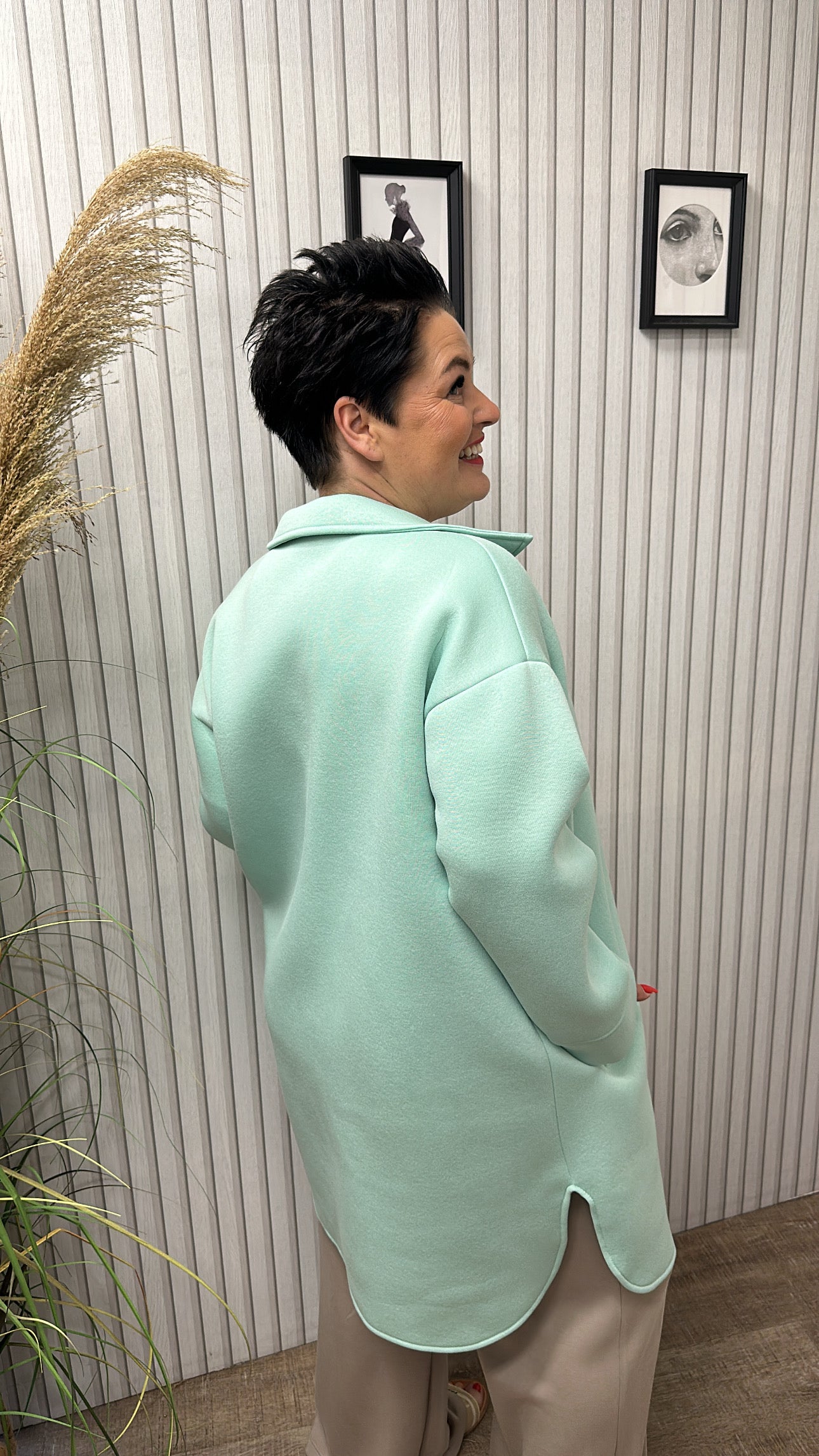 Mantel PAULA (Mint)