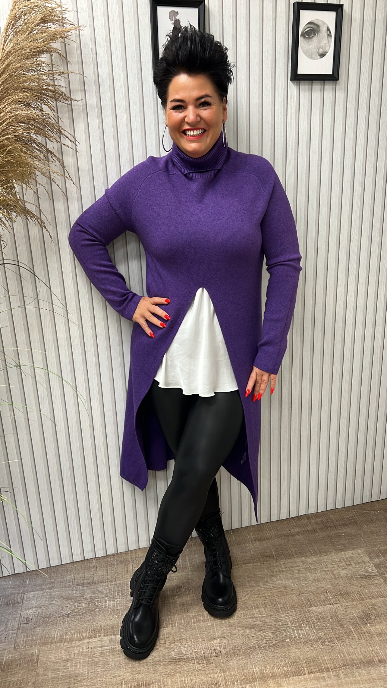 Longpullover JULIETTE (Lila)