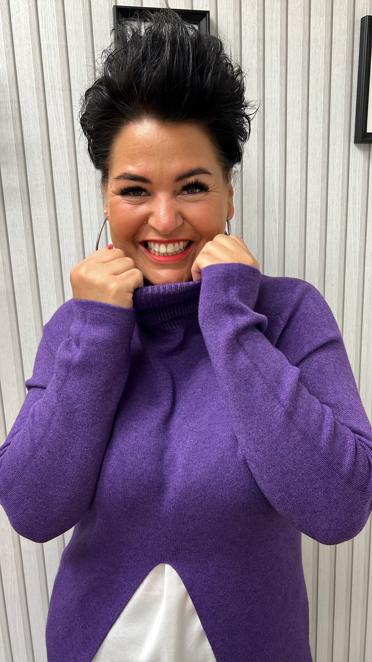 Longpullover JULIETTE (Lila)