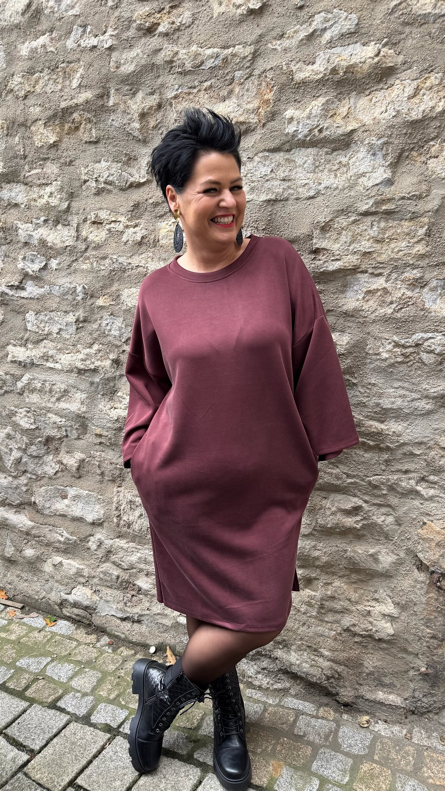 Sweatkleid Cupro DONNA (2 Farben)