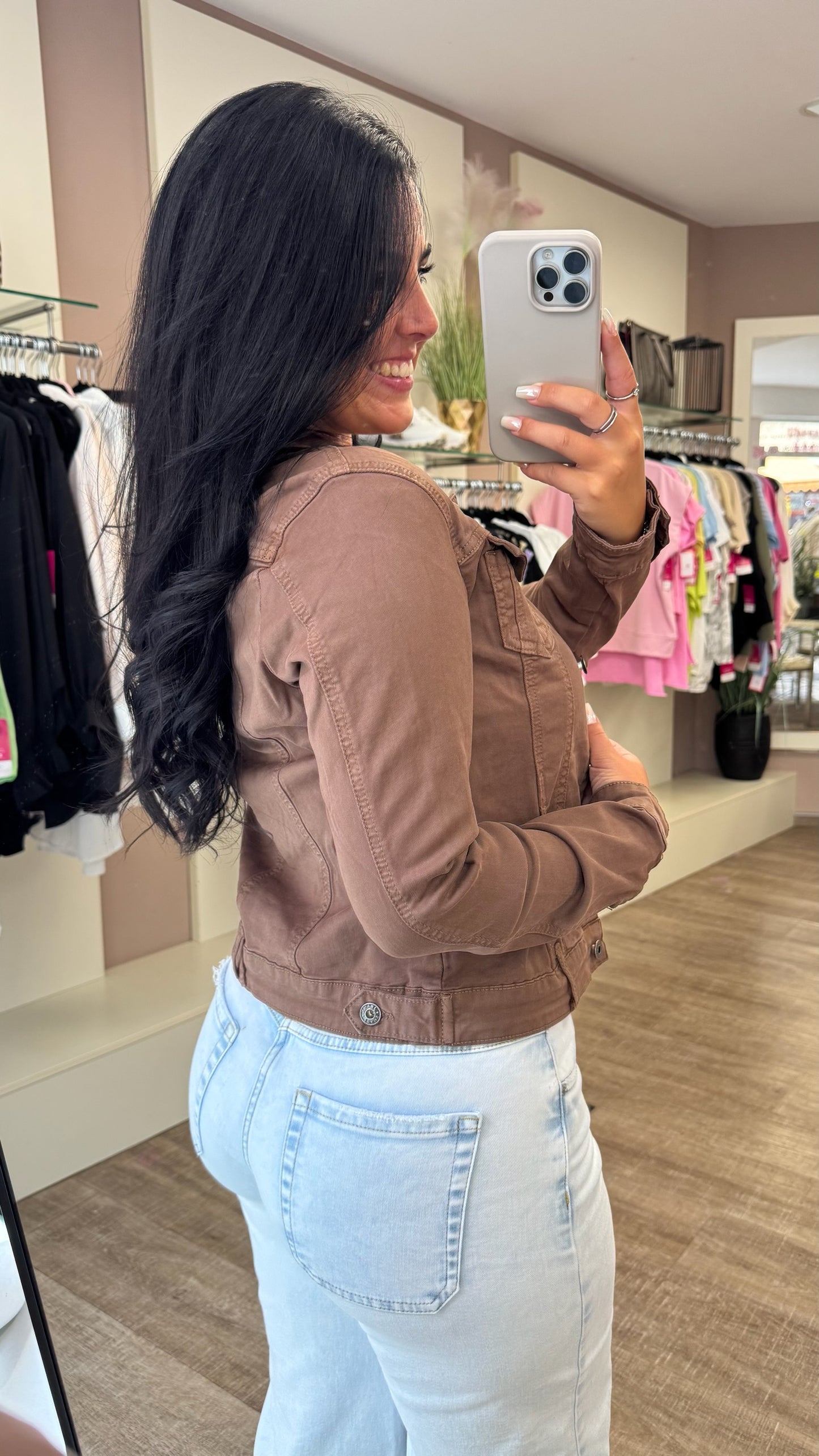 Jeansjacke BROWN