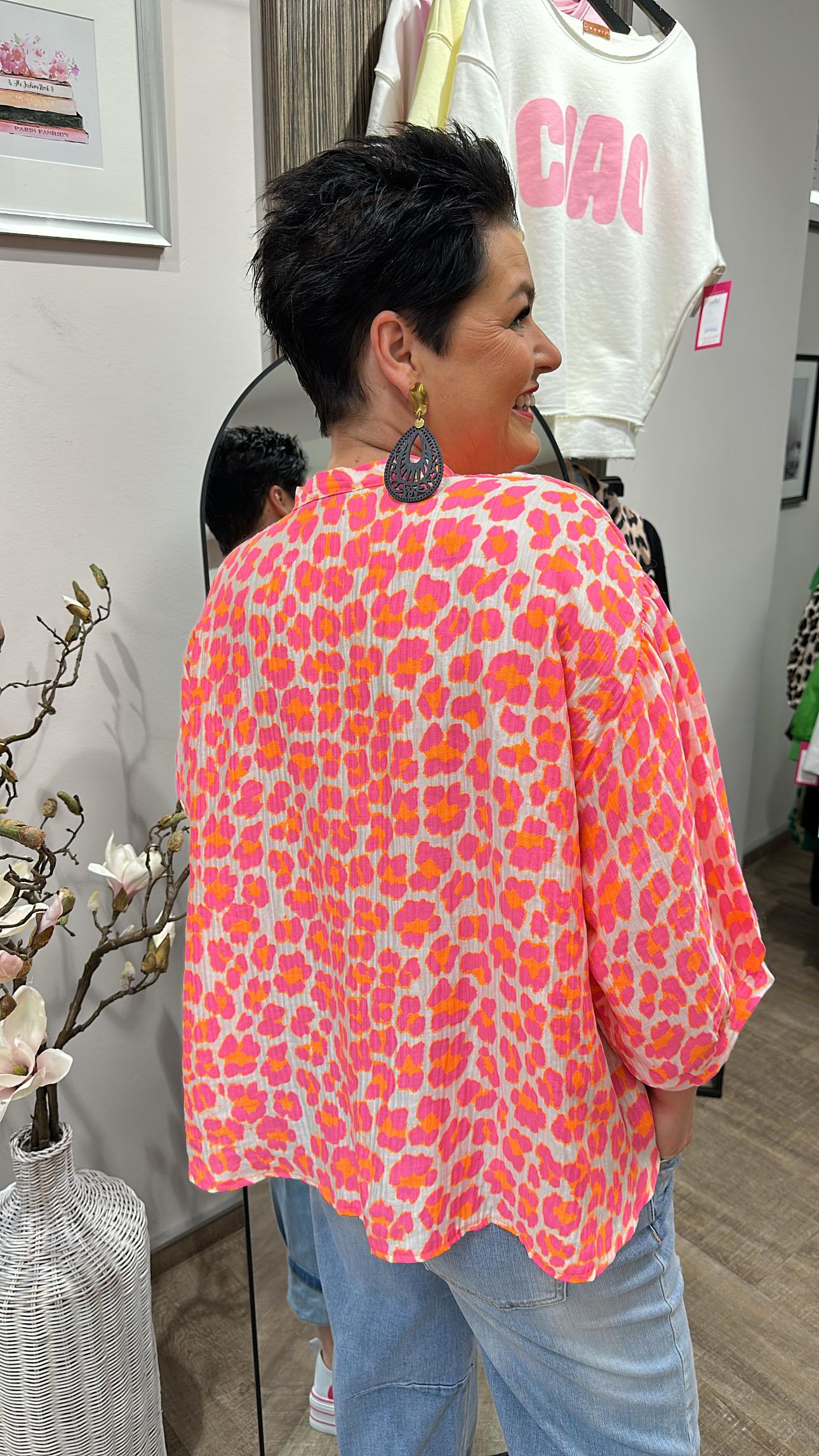 Oversize Bluse LEO (Pink)