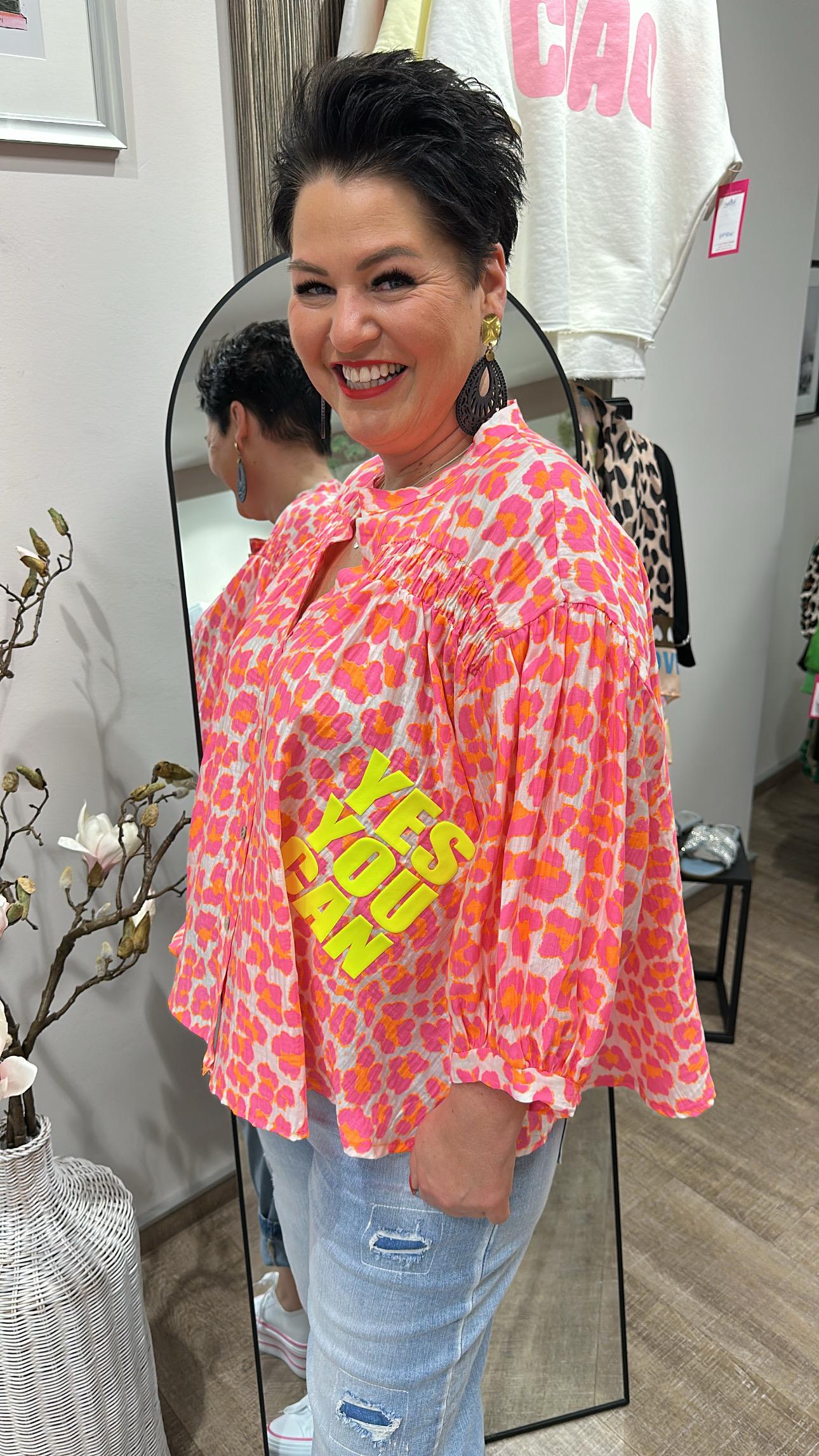 Oversize Bluse LEO (Pink)