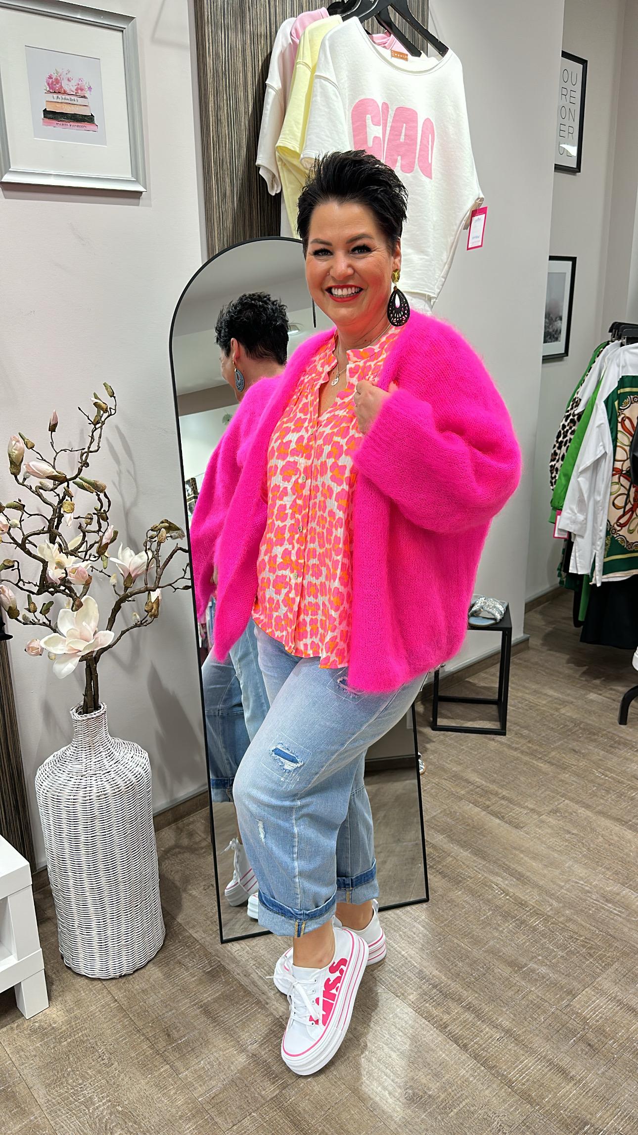 Oversize Bluse LEO (Pink)