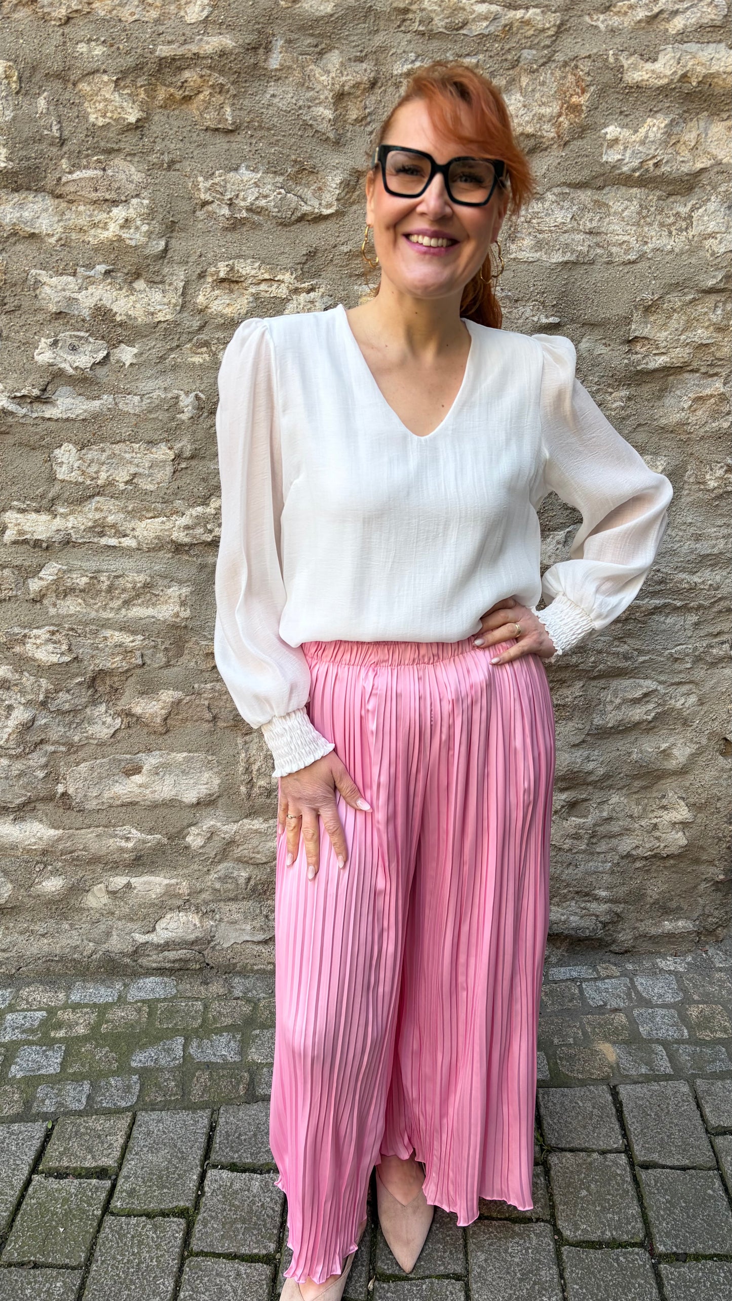 Plisseehose THEA (4 Farben)