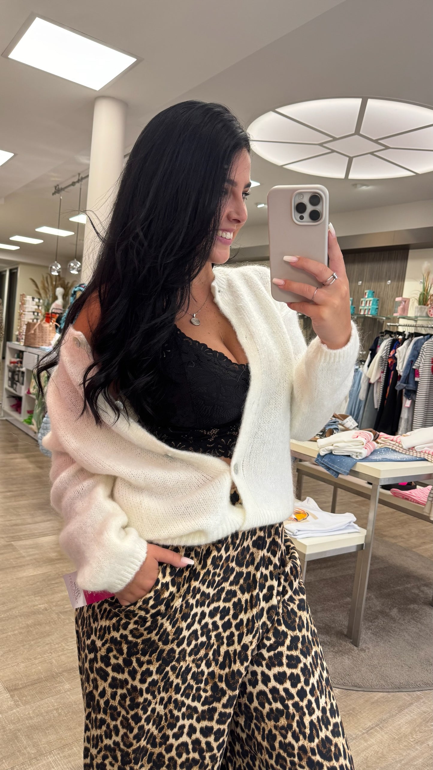 Strickjacke ALVA (Creme)