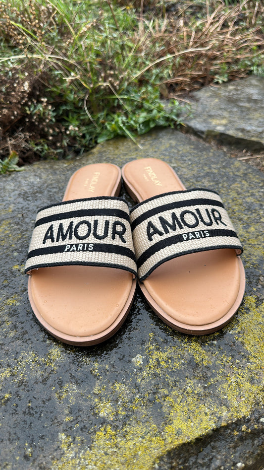 Sandalen AMOUR (Schwarz)