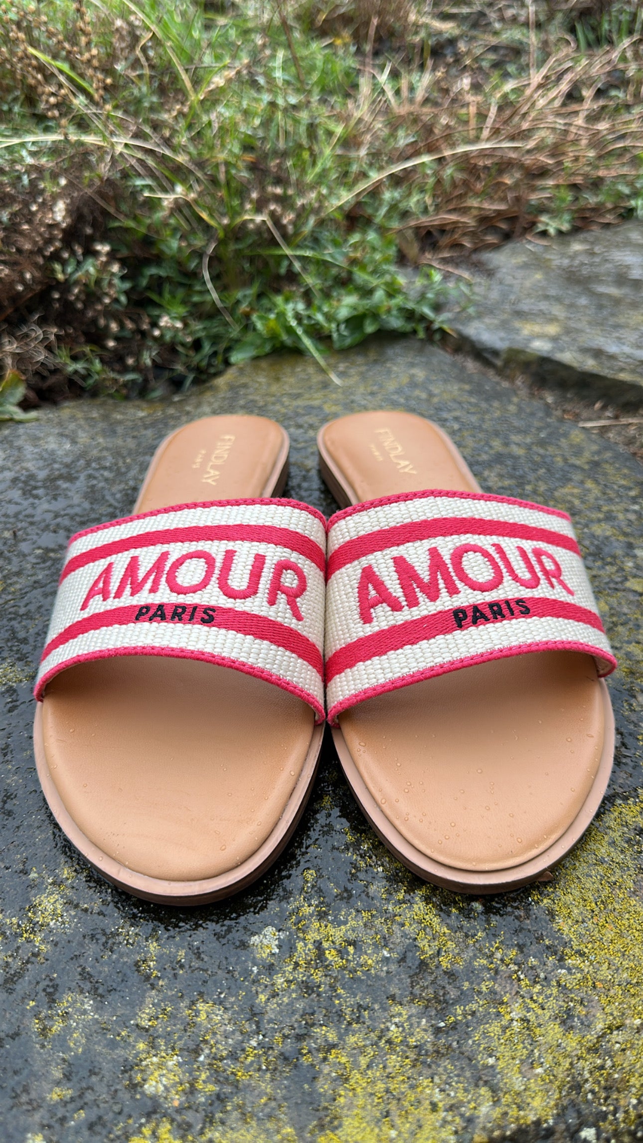 Sandalen AMOUR (Rot/Pink)