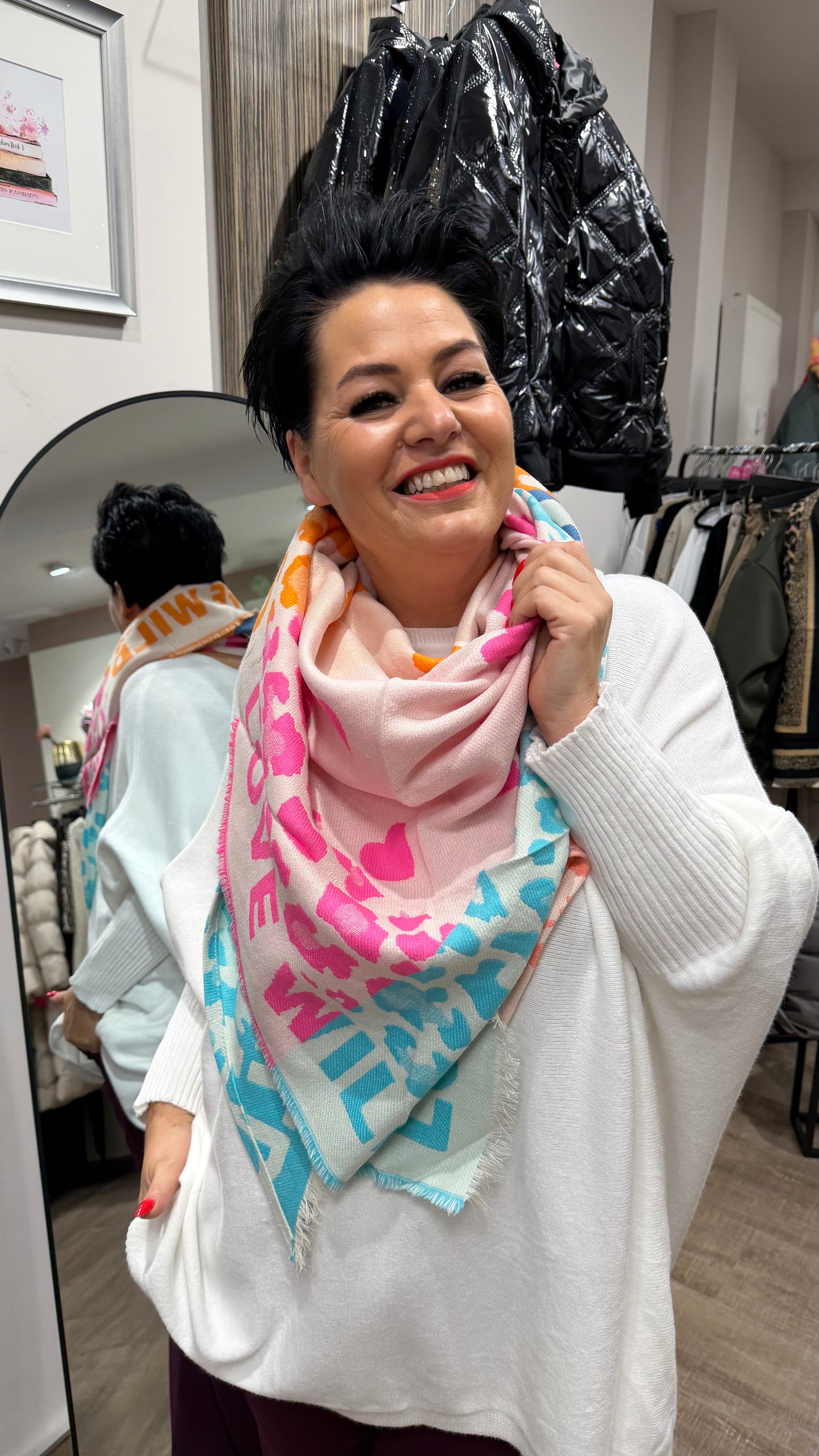 Dreiecksschal HEART (2 Farben)