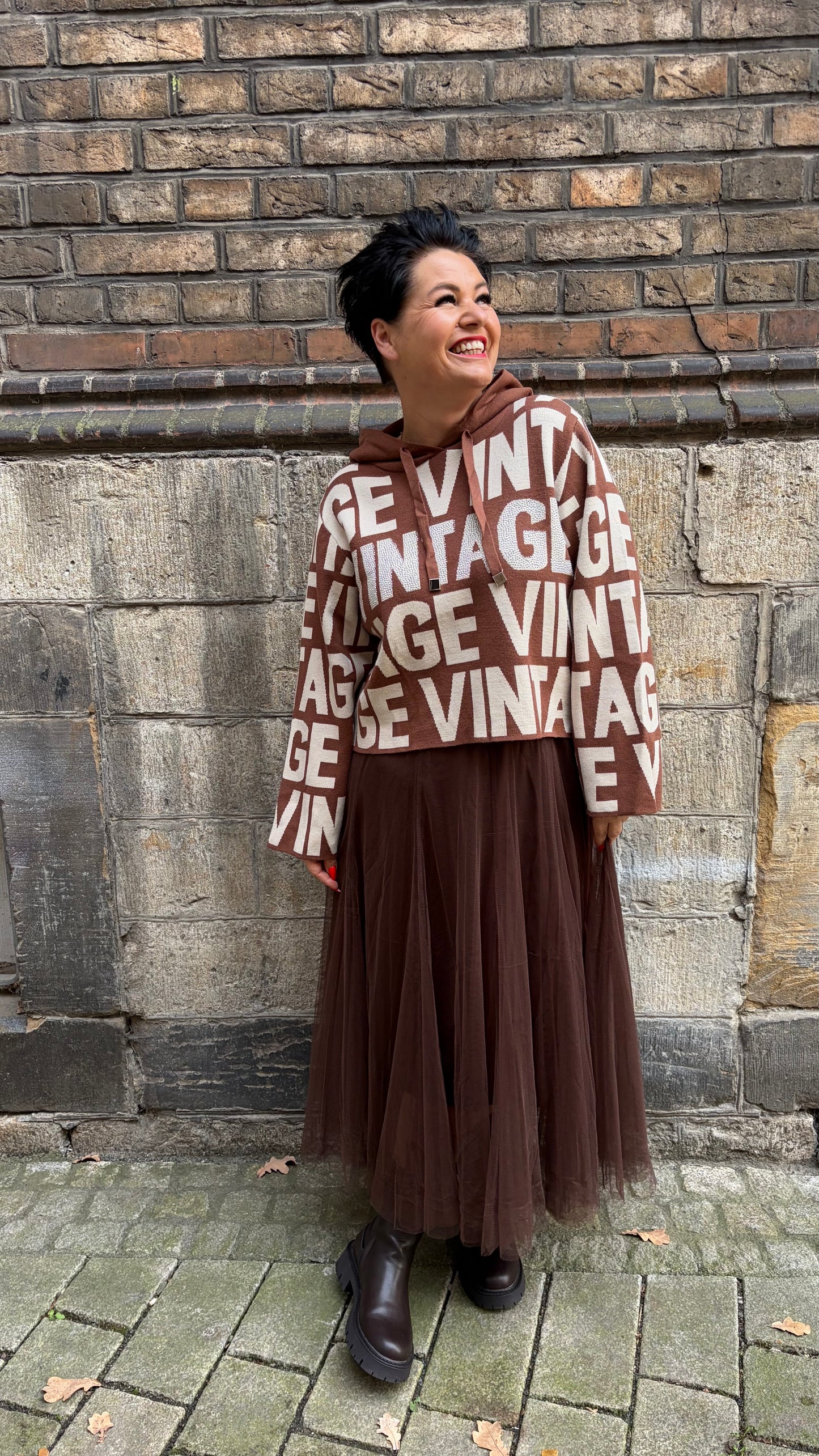 Sweat Pullover VINTAGE (Camel)