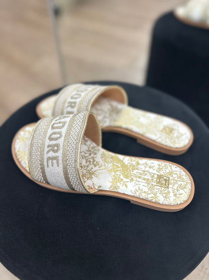 Sandalen NIZZA (Gold)