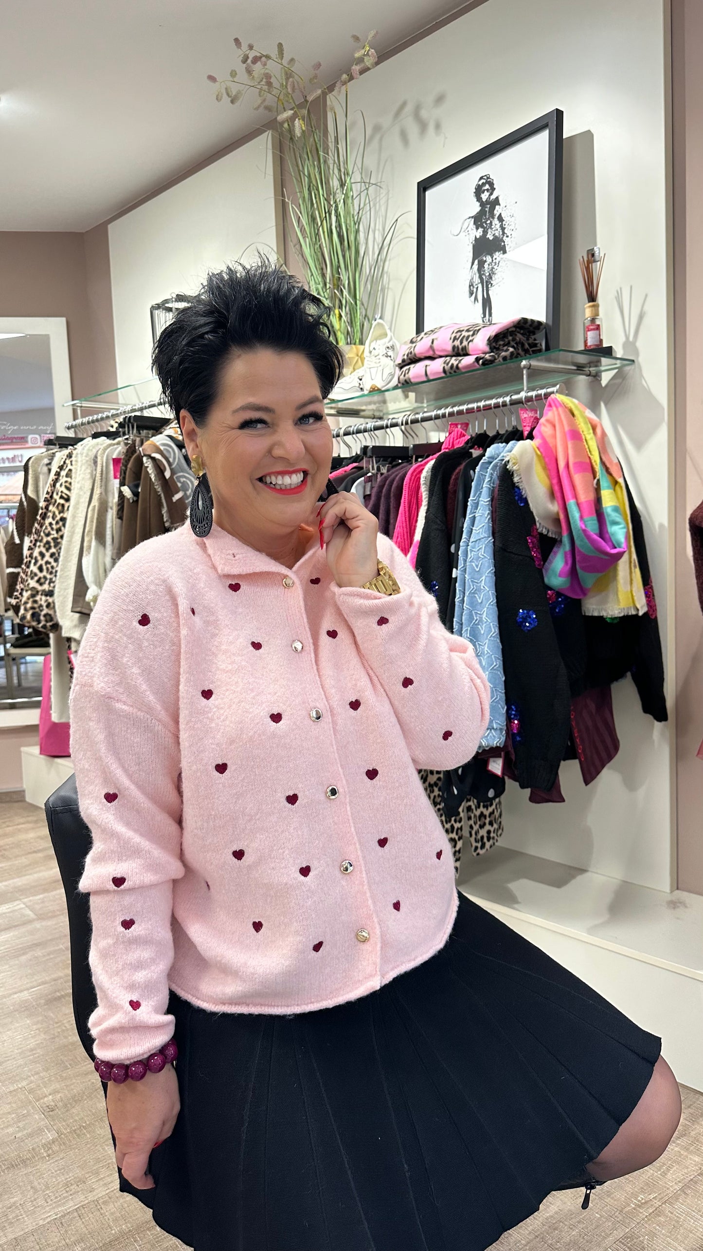 Cardigan HEART (3 Farben)