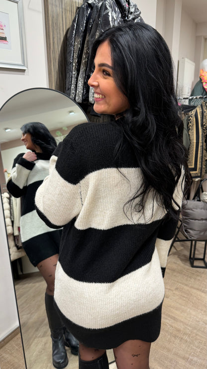 Strickkleid/ Longpullover LAURI (2 Farben)