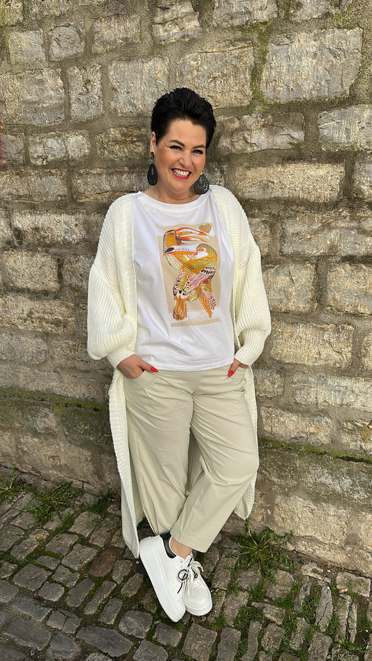 Stoffhose RACHEL (Beige) von Stehmann