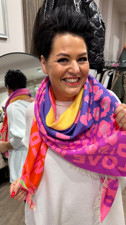 Dreiecksschal HEART (2 Farben)