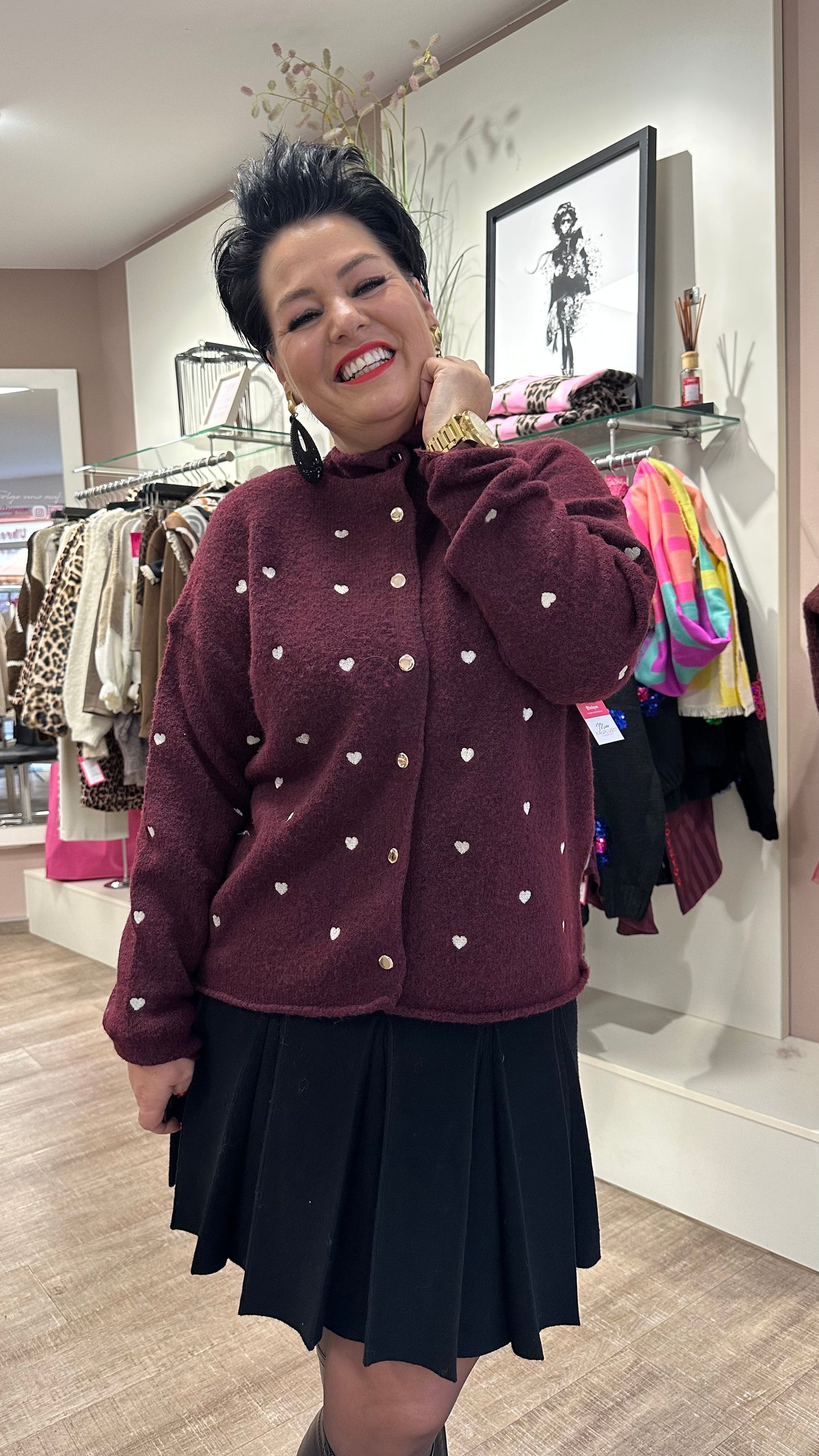 Cardigan HEART (3 Farben)