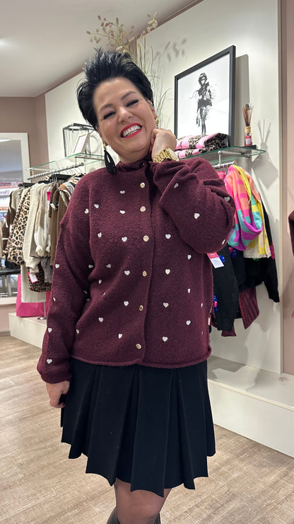 Cardigan HEART (3 Farben)