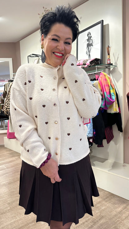 Cardigan HEART (3 Farben)