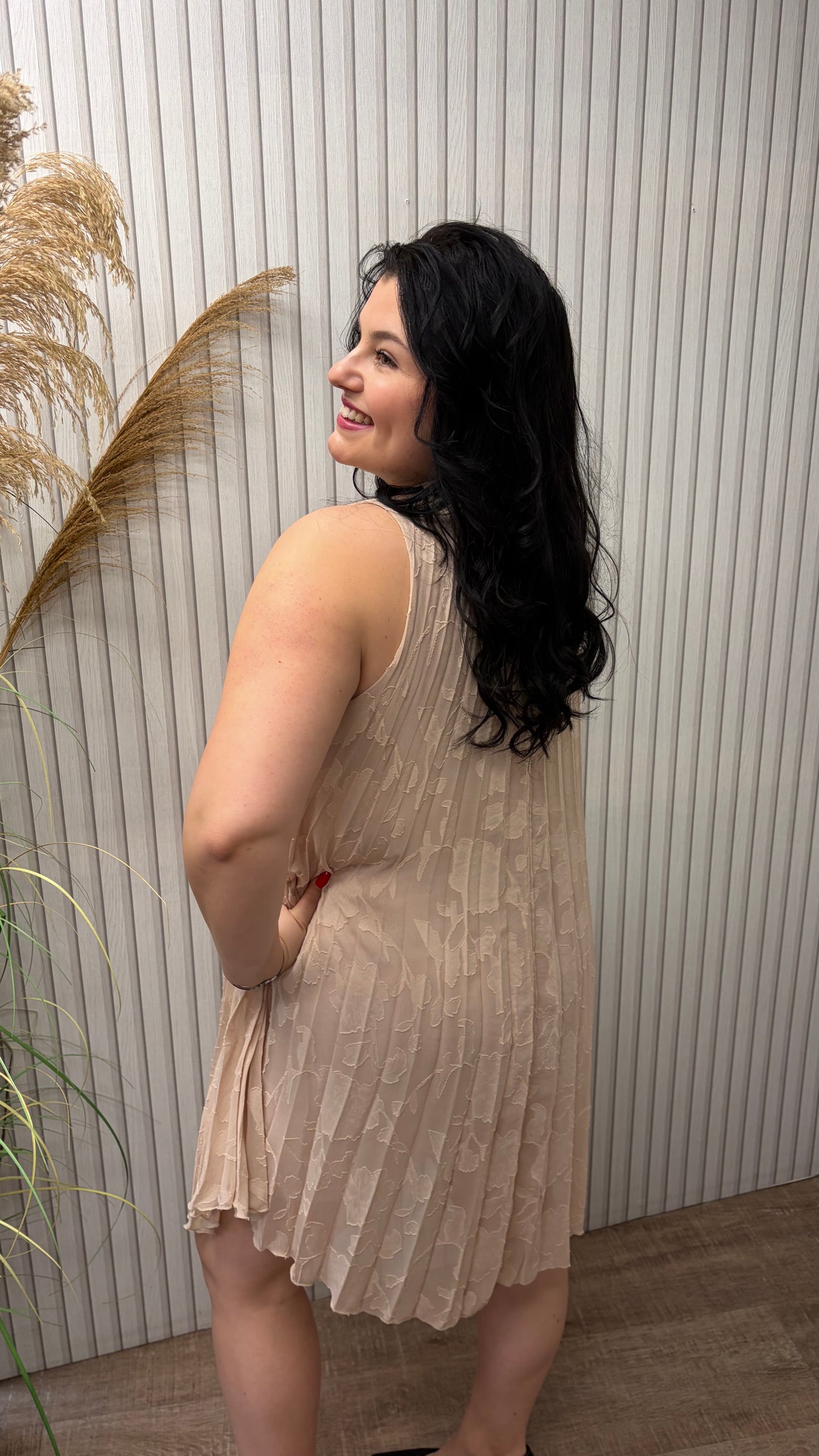 Plisseekleid JENNY (4 Farben)