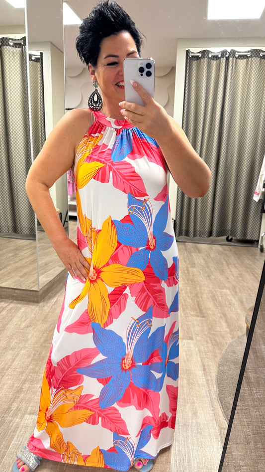 Kleid CICI (Hibiskus)