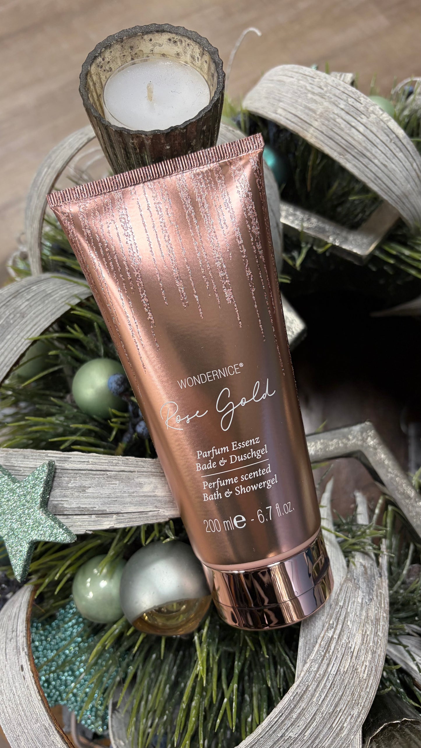 Bade-/Duschgel WONDERNICE (Rosé/Gold)