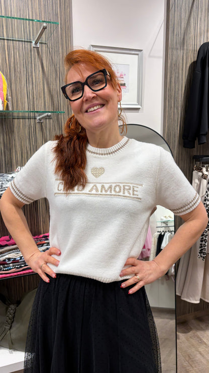 Feinstrick CIAO AMORE (3 Farben)