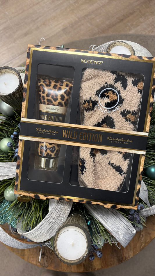 Geschenk-Set LEO/Socken (2-teilig)