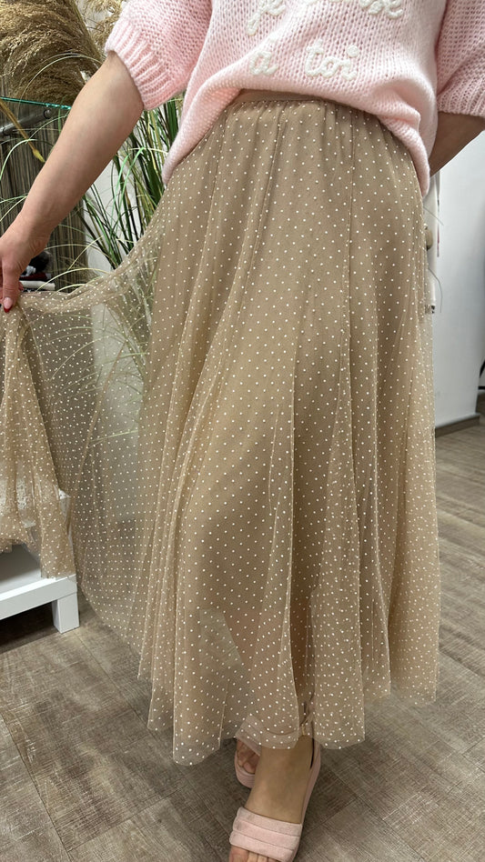 Tüllrock Antonia (Beige)