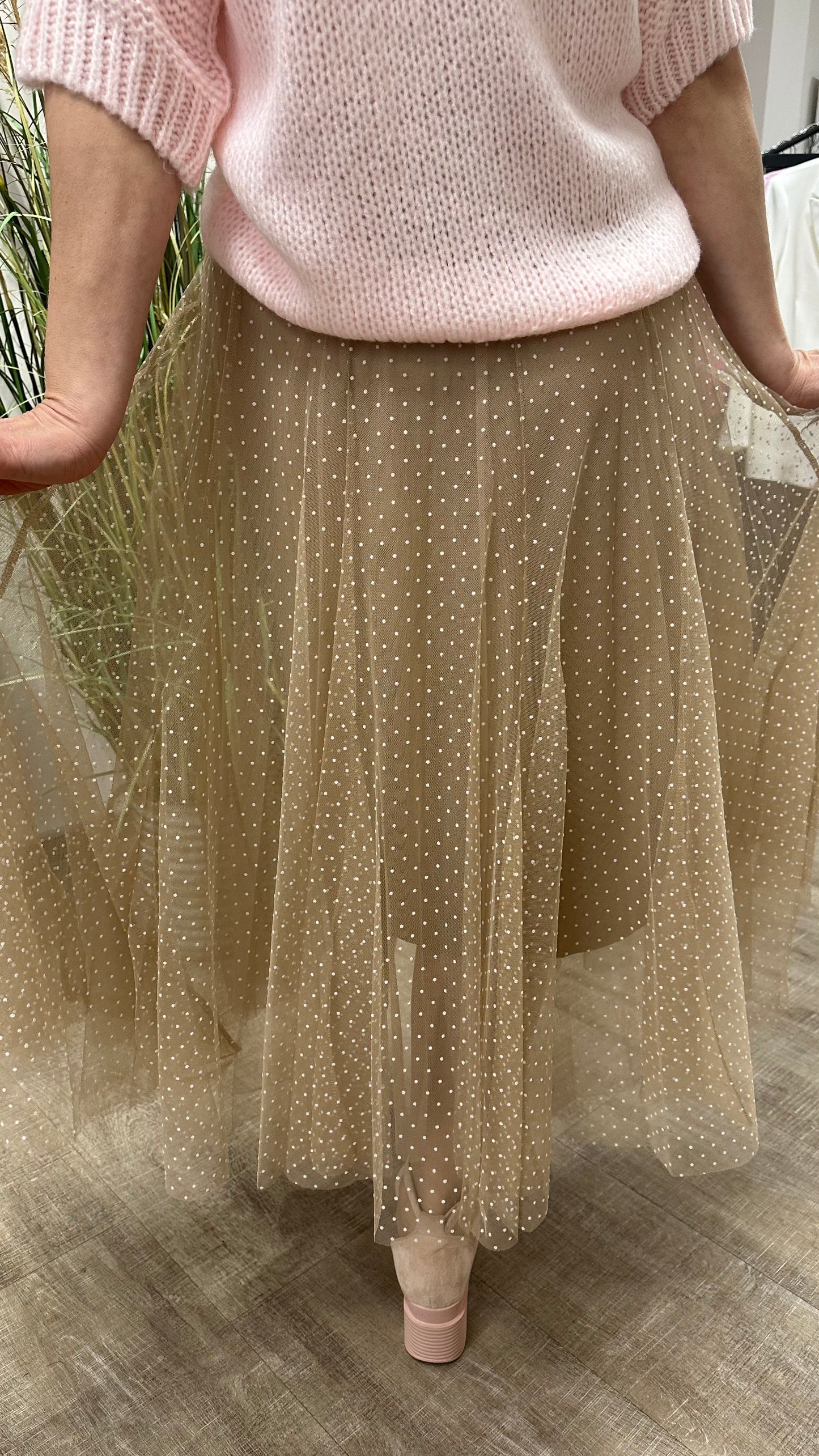 Tüllrock Antonia (Beige)