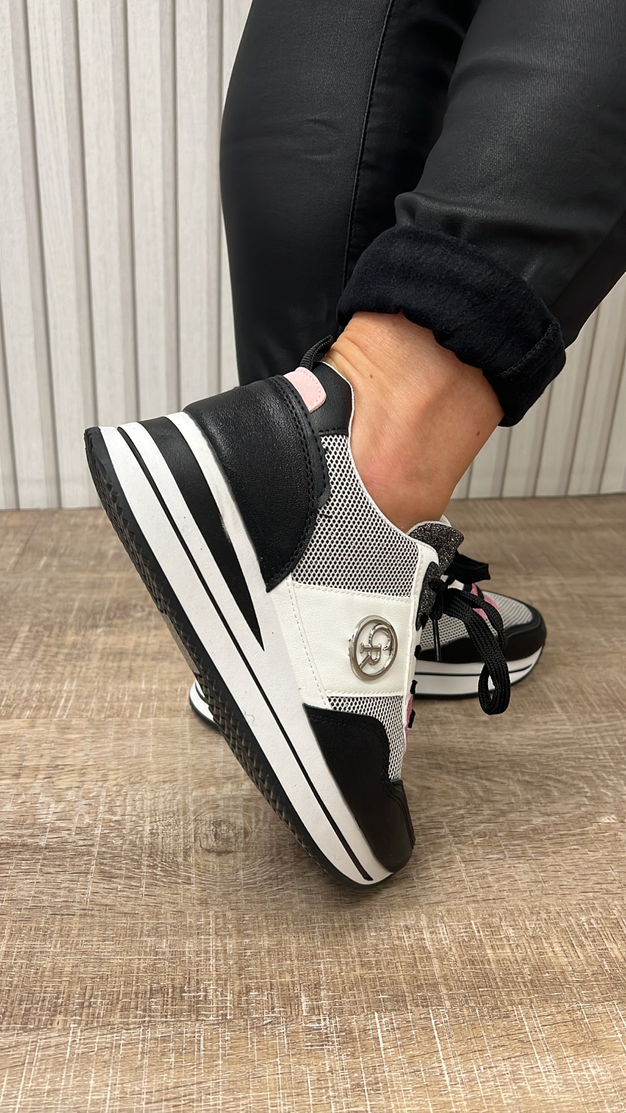 Sneaker GLITTER (Schwarz)
